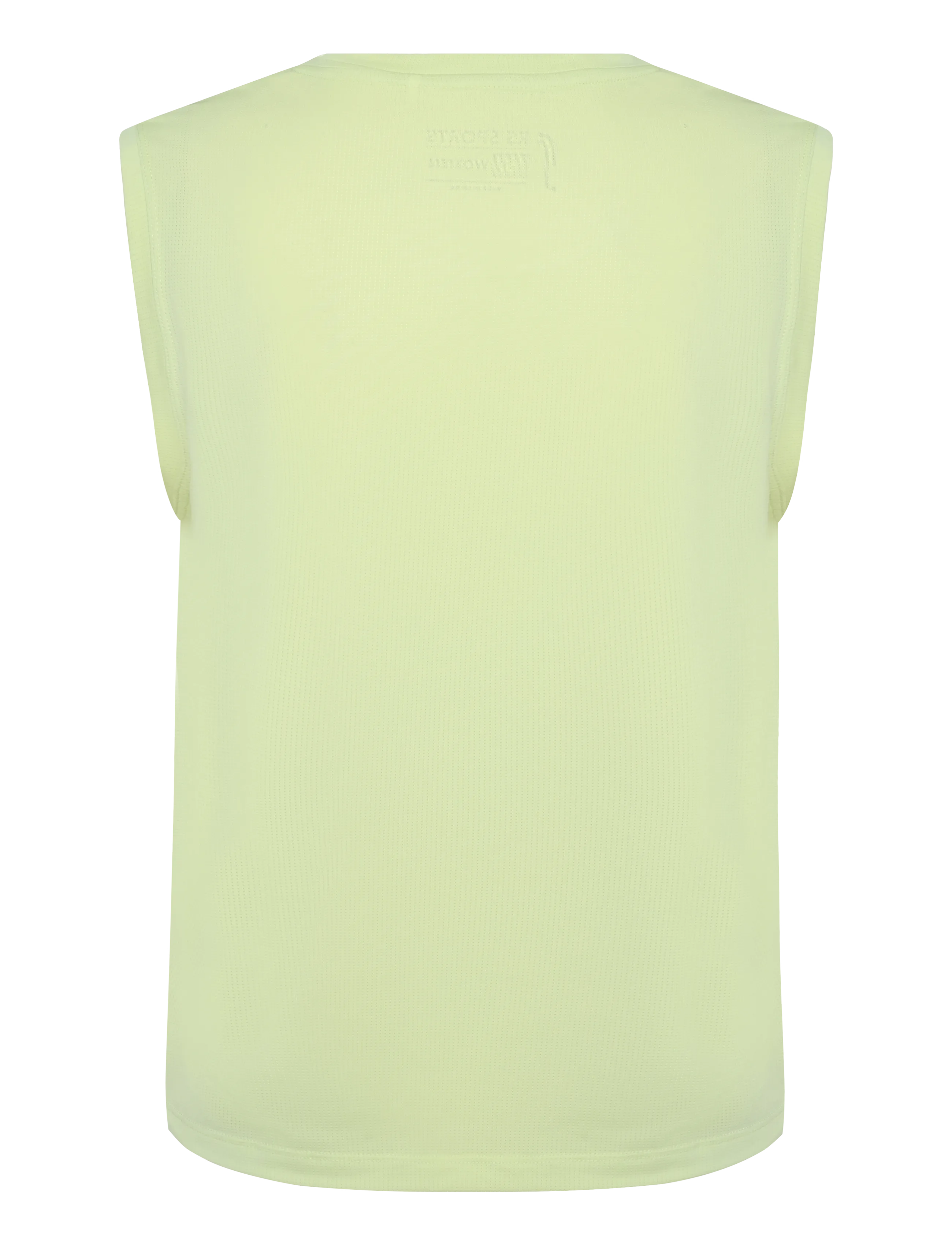 RS Sports - Women's Relaxed Tank - Mesh REC (Deep Grey/Ace Yellow,S,st) - tank tops - ace yellow/white - 1