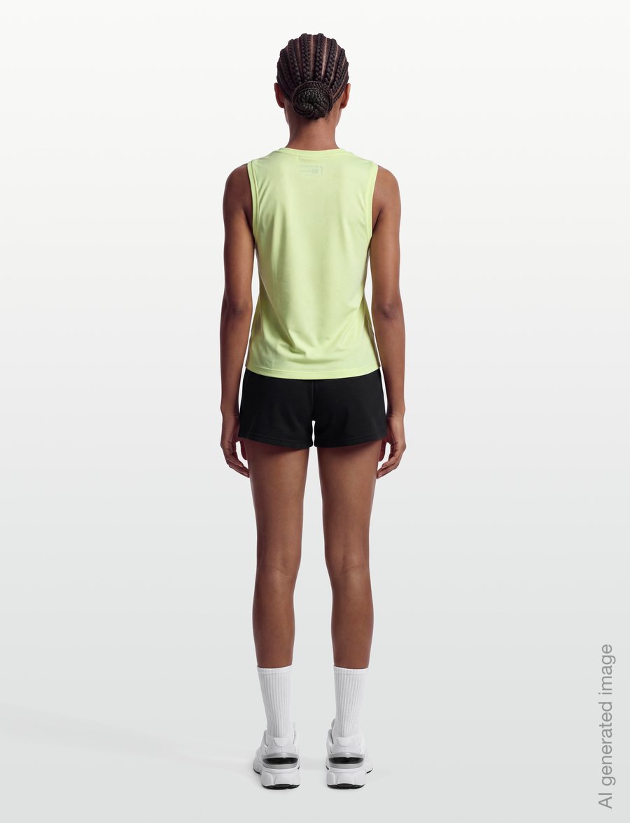 RS Sports - Women's Relaxed Tank - Mesh REC (Ace Yellow/White,L,st) - Õlapaeltega pluusid - ace yellow/white - 4