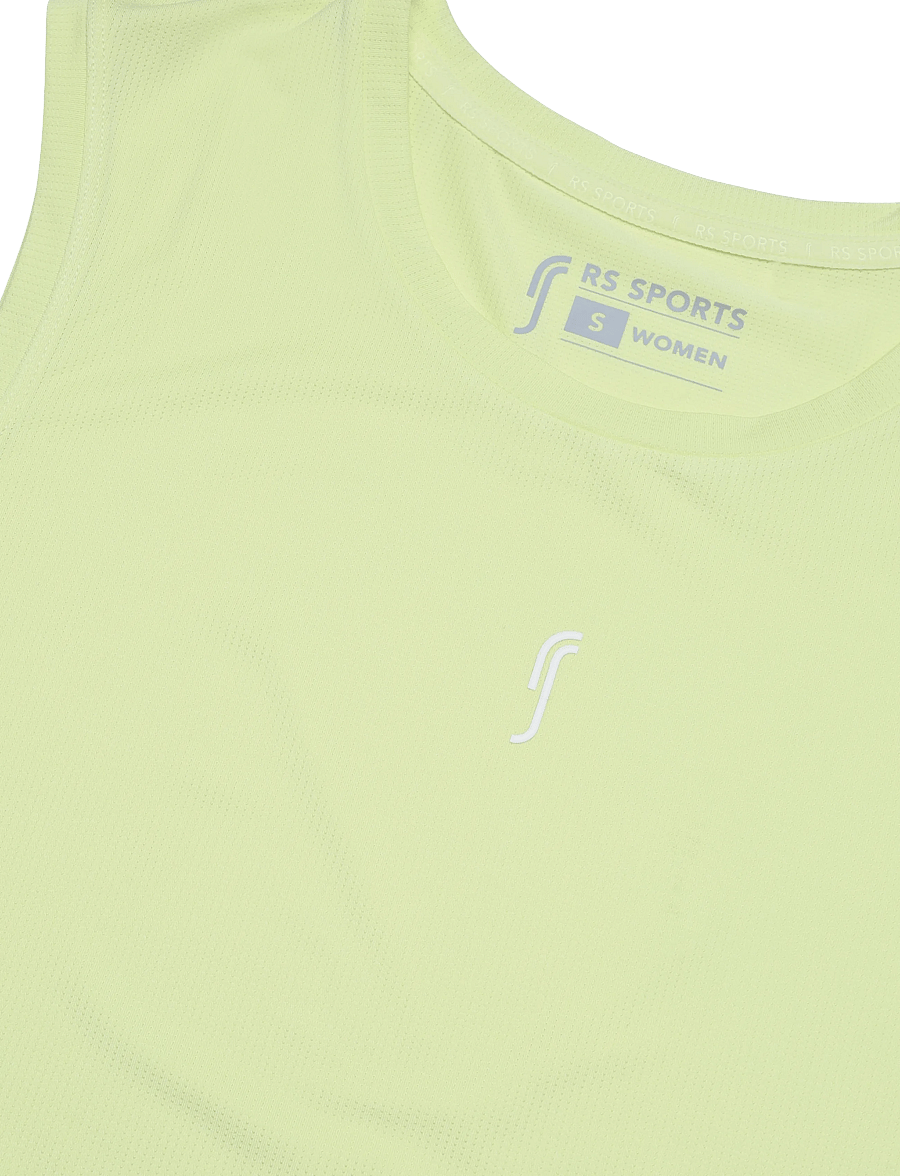 RS Sports - Women's Relaxed Tank - Mesh REC (Ace Yellow/White,L,st) - tanktops - ace yellow/white - 2