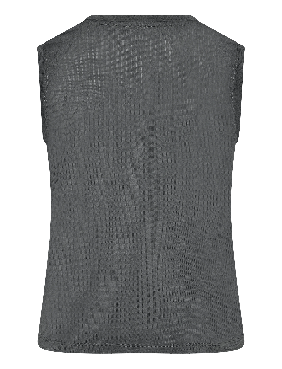 RS Sports - Women's Relaxed Tank - Mesh REC (Deep Grey/Ace Yellow,S,st) - linnen - deep grey/ace yellow - 1
