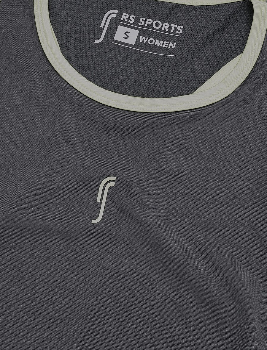 RS Sports - Women's Performance Dress - Mesh REC (Deep Grey/Ace Yellow,XS,st) - klänningar & kjolar - deep grey/ace yellow - 4