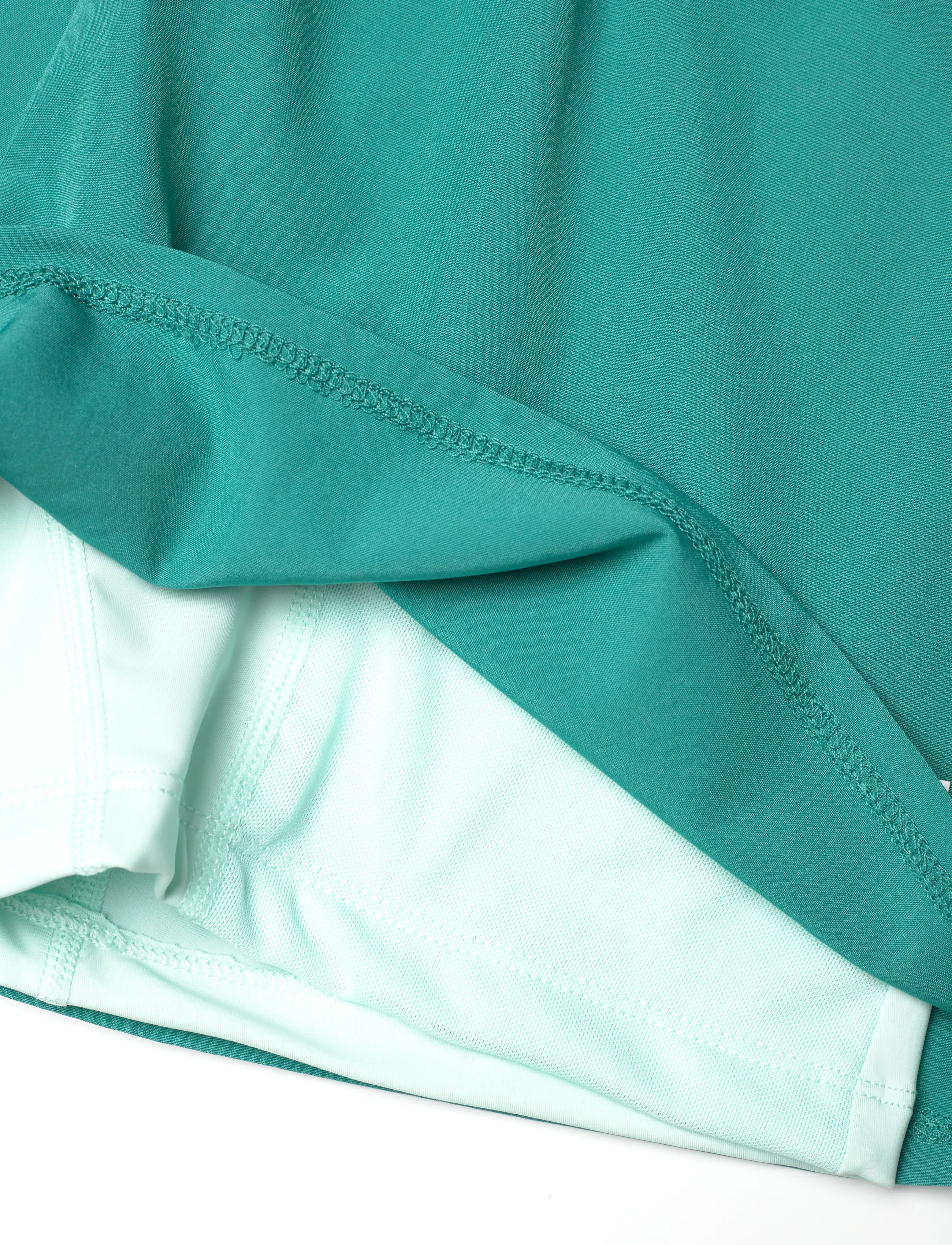 RS Sports - Women's Performance Court Shorts - 2 in 1 with Ball Pockets REC - lühikesed treeningpüksid - striking teal - 5