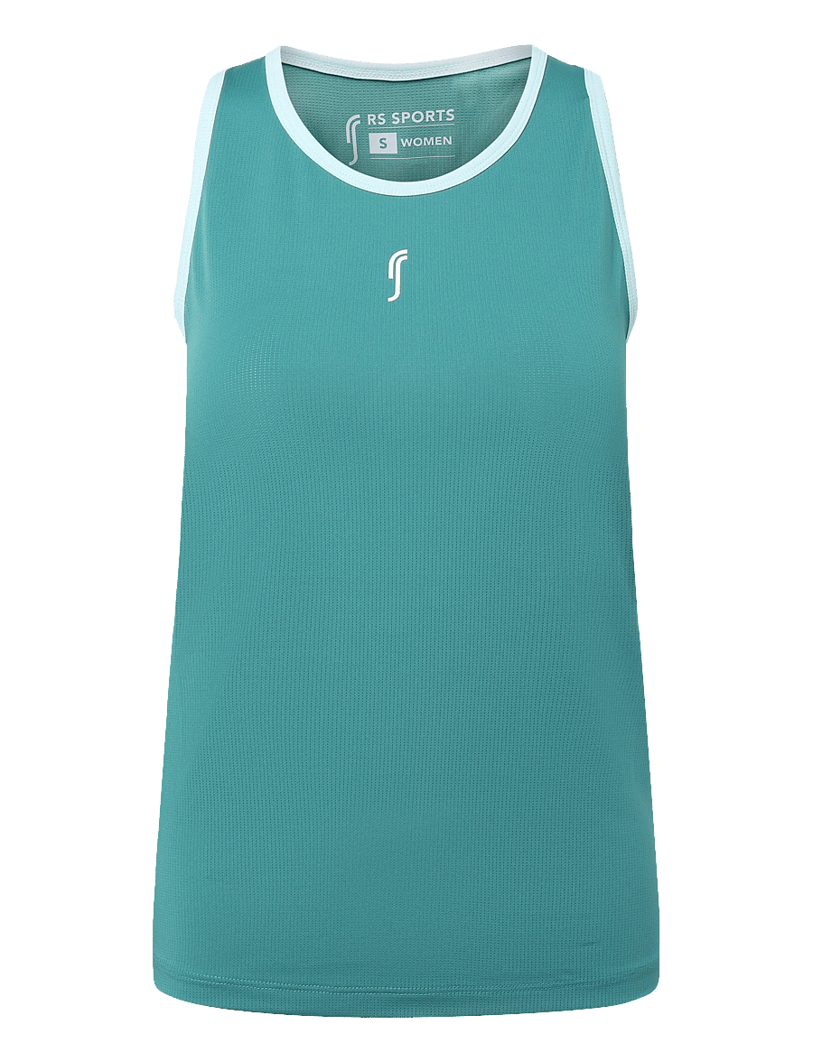 RS Sports - Women's Performance Racerback - Mesh REC (Striking Teal/White,XL,st) - striking teal/white - 0
