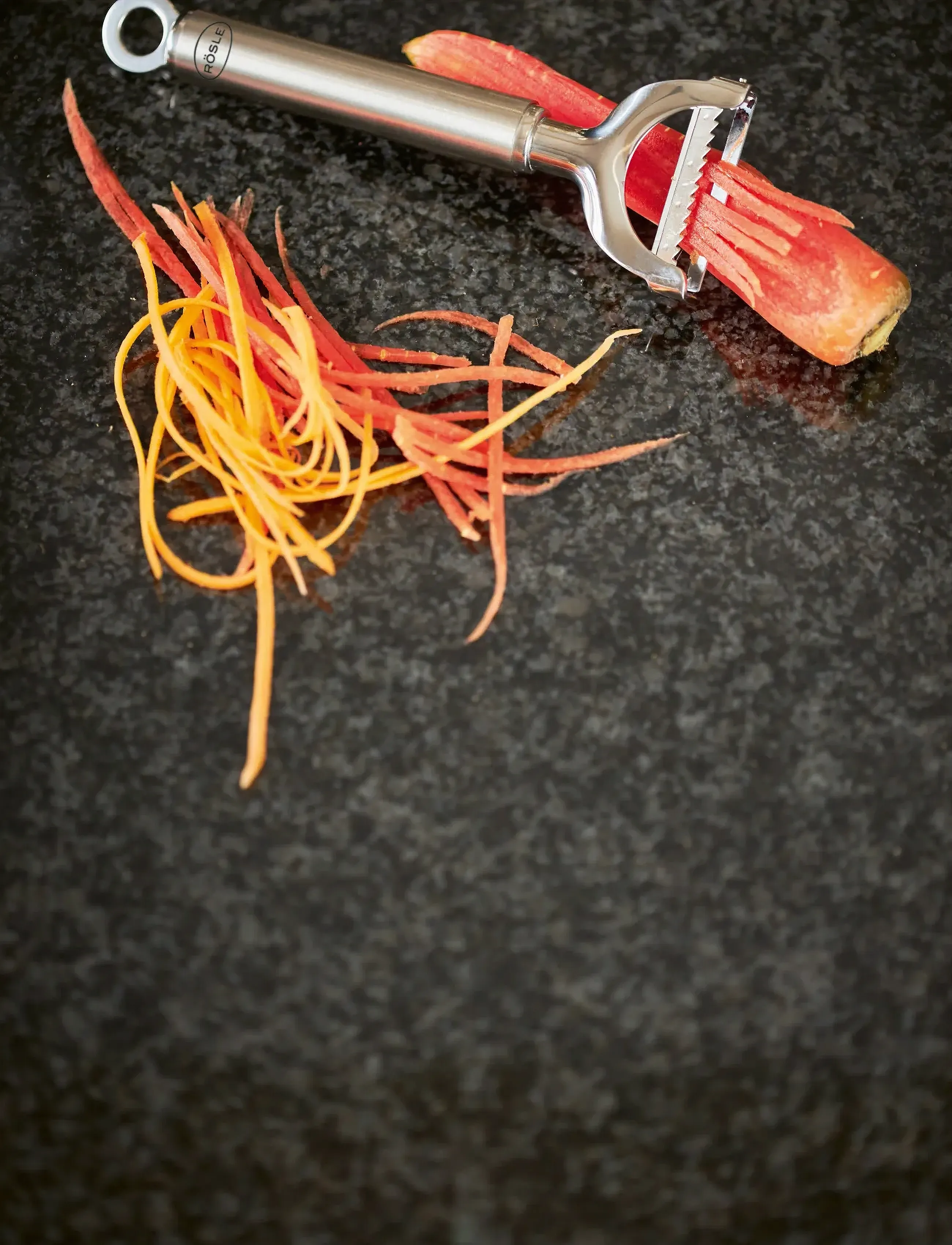 Rösle Juliennejern, 17X5.5 cm, Kitchen Tools, Silber - Potato Peeler, Homeware