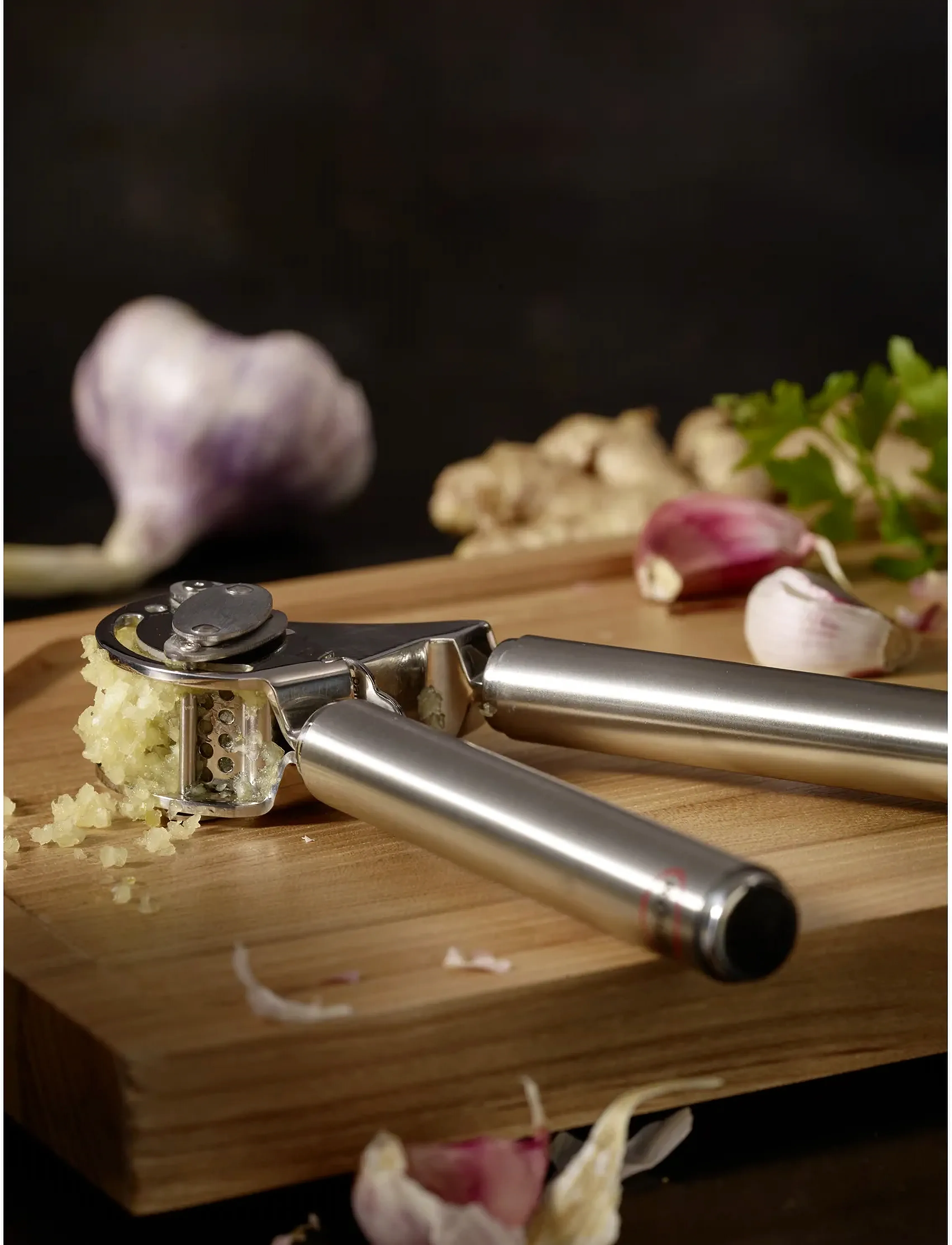 Rösle Hvidløgspresser, 20 cm, Presses, Silber - Mashers & Ricers, Homeware