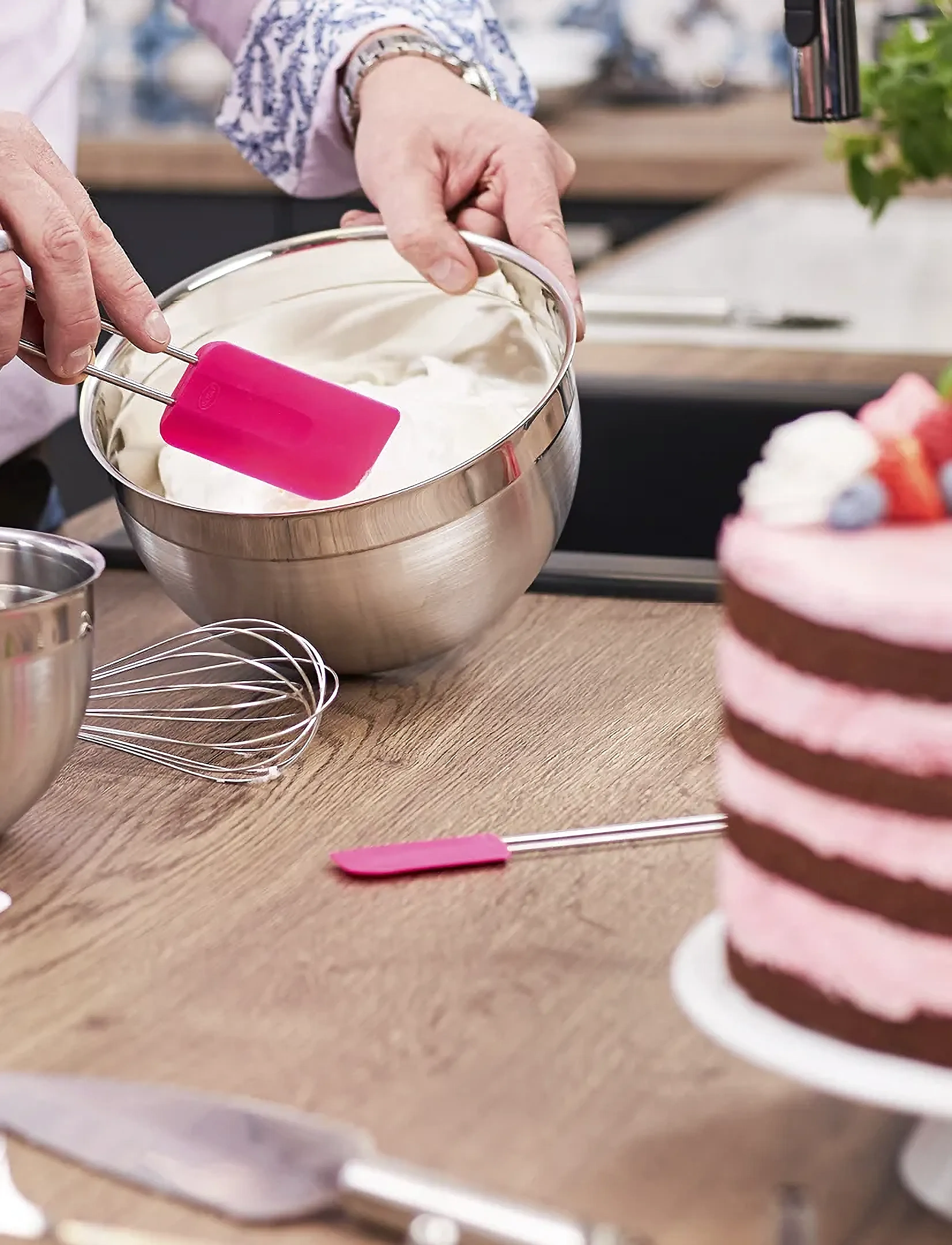 Rösle Røreskål, 1.6 L, Baking Accessories, Silber - Mixing Bowls, Homeware
