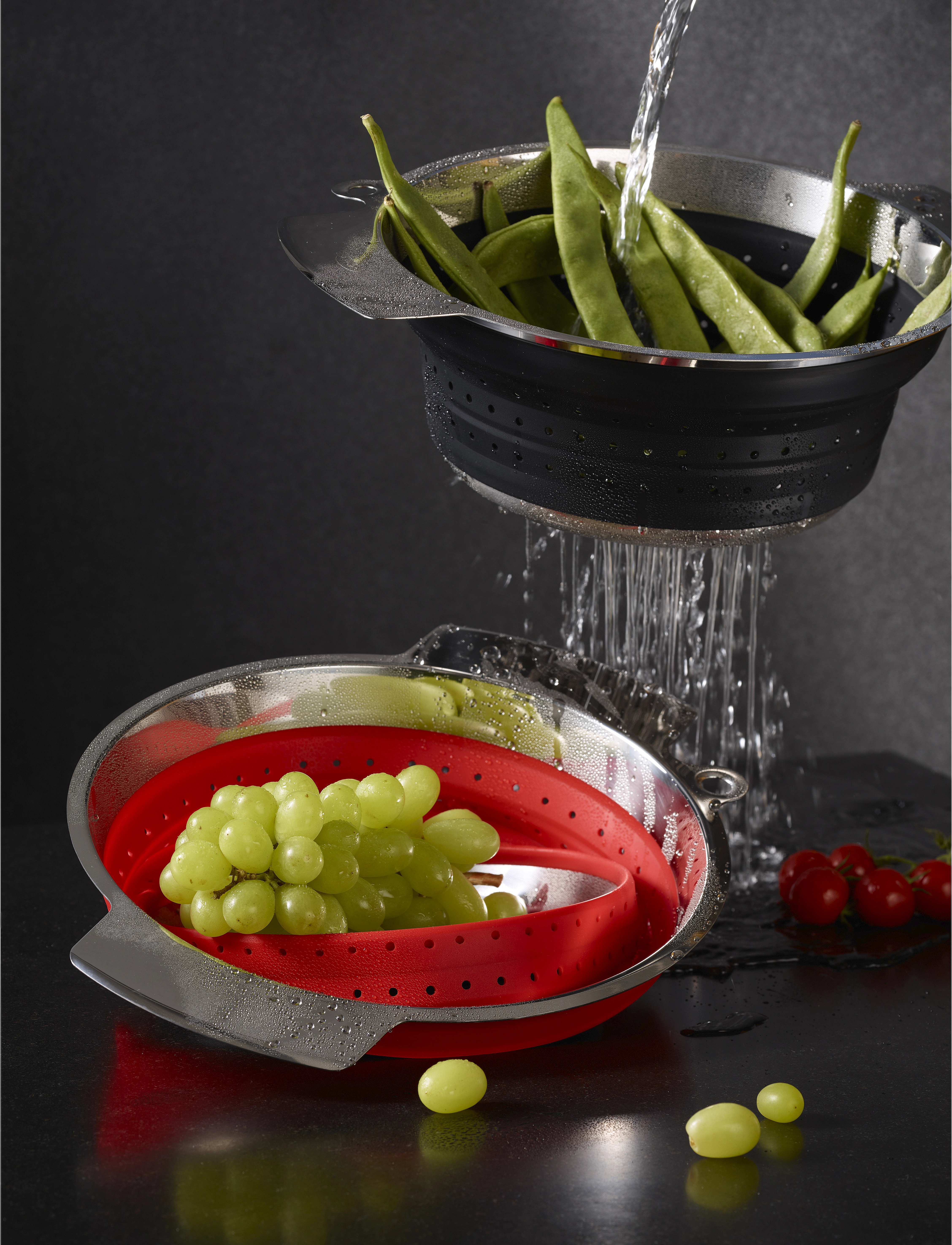 Rösle Dørslag, 3.4 l, Black, Sieves & Funnels, Sieves & Funnels, Unisex