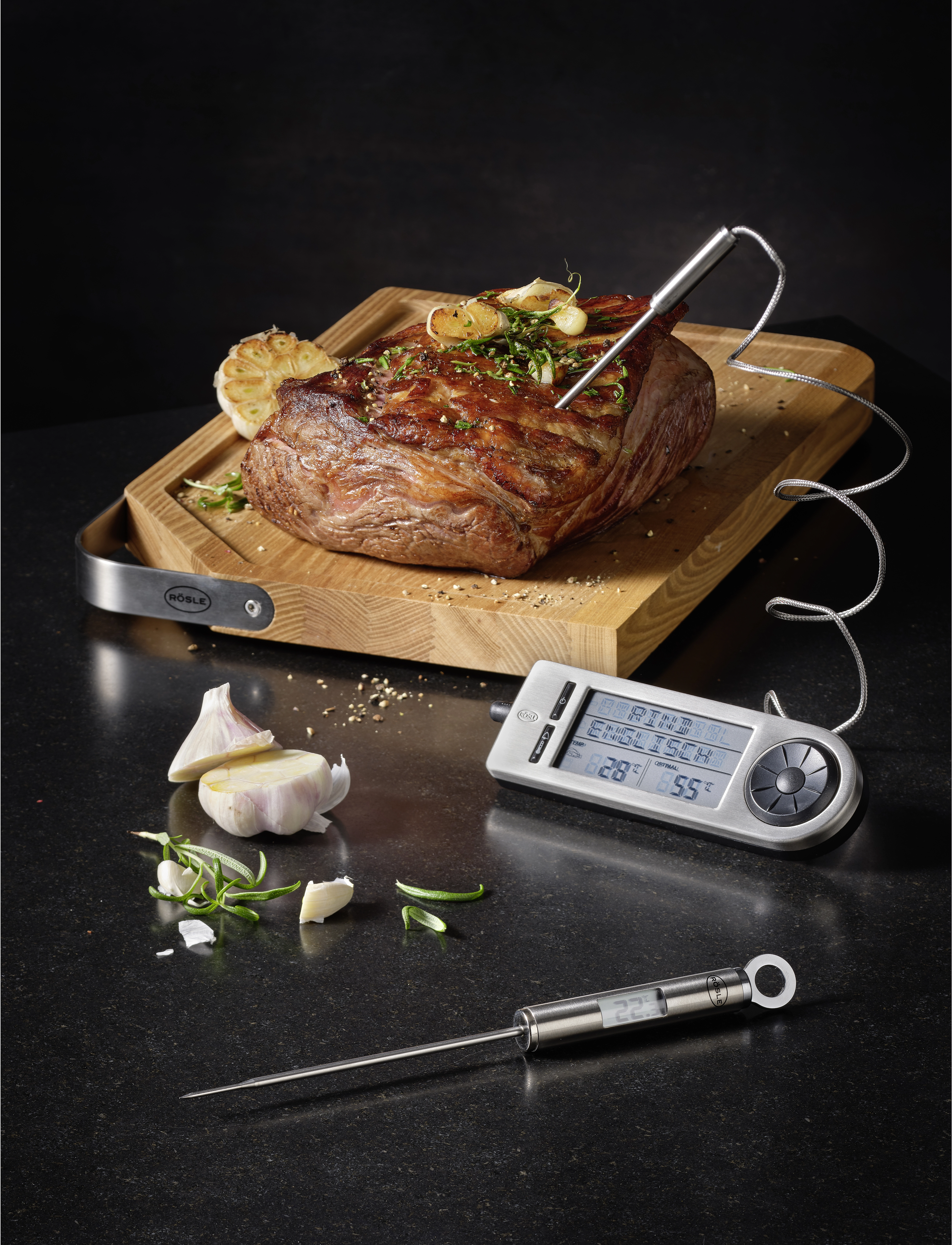 Rösle Stegetermometer, 14.5 cm, Silver, Køkkenudstyr > Termometre Og Tidtagere, Unisex