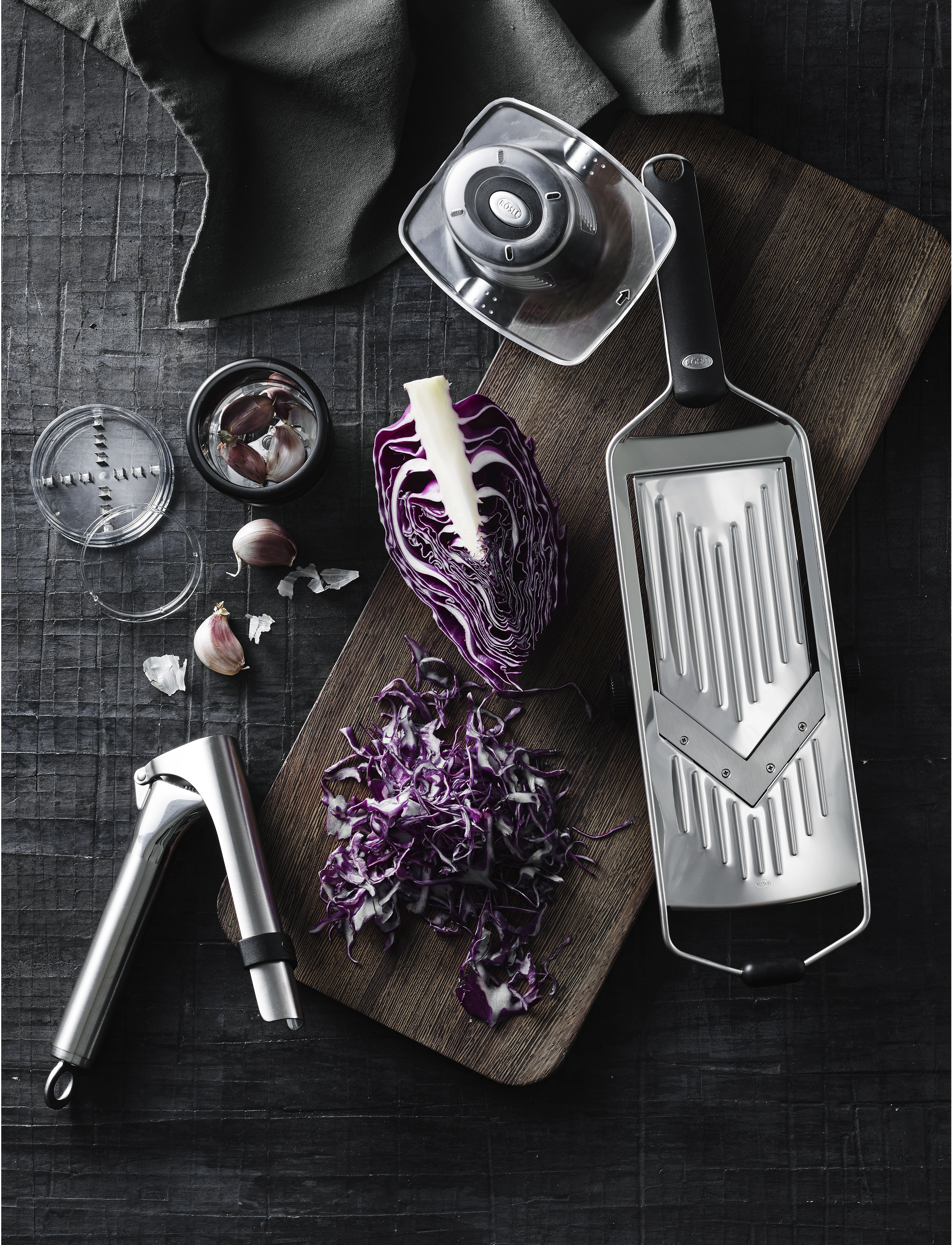 Rösle Mandolin Slicer V-Cutting Edge,,,Silber Gr.46X13CM