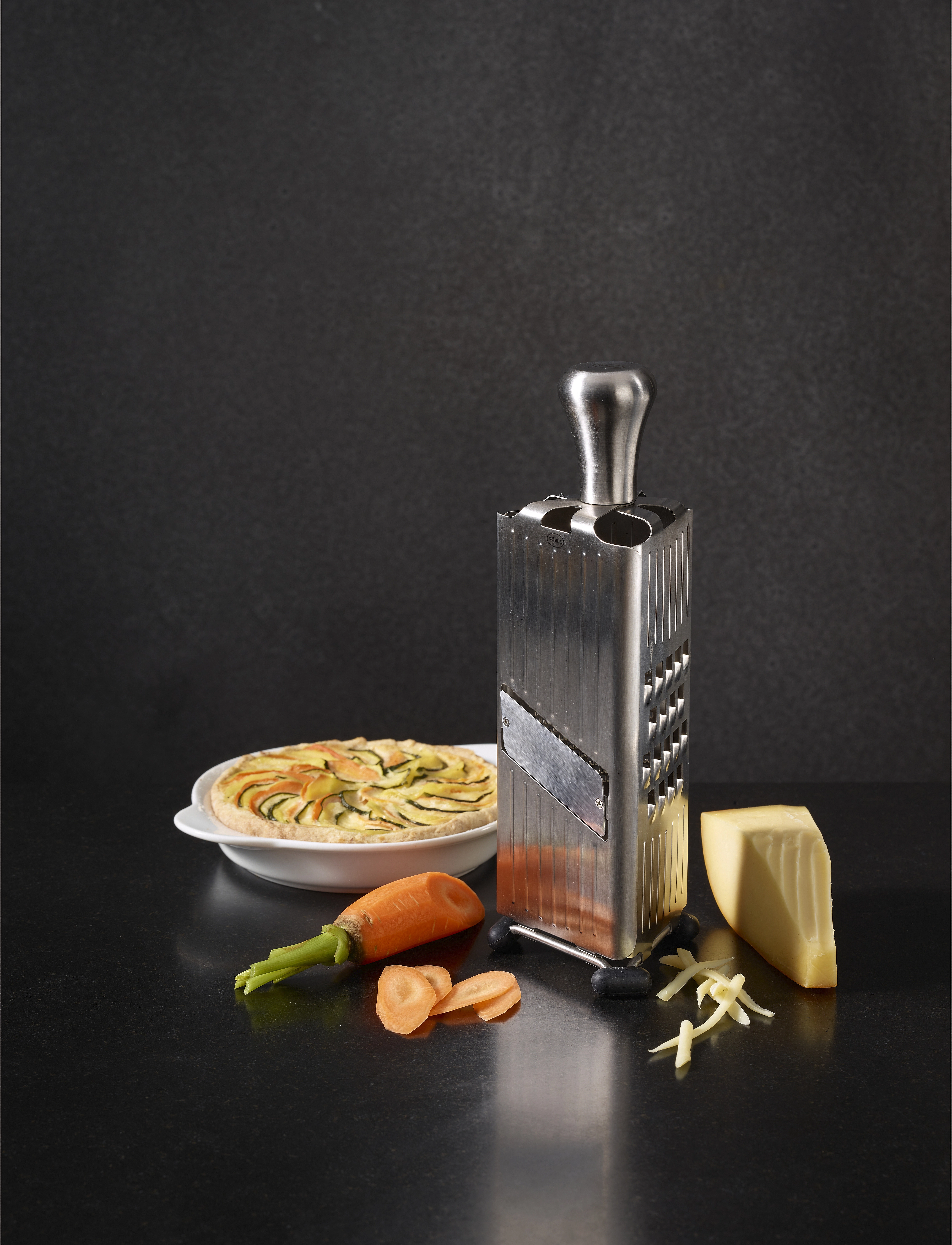 Rösle Multirivejern 3-Sidet, 25X8 cm, Kitchen Tools, Silber - Graters, Homeware