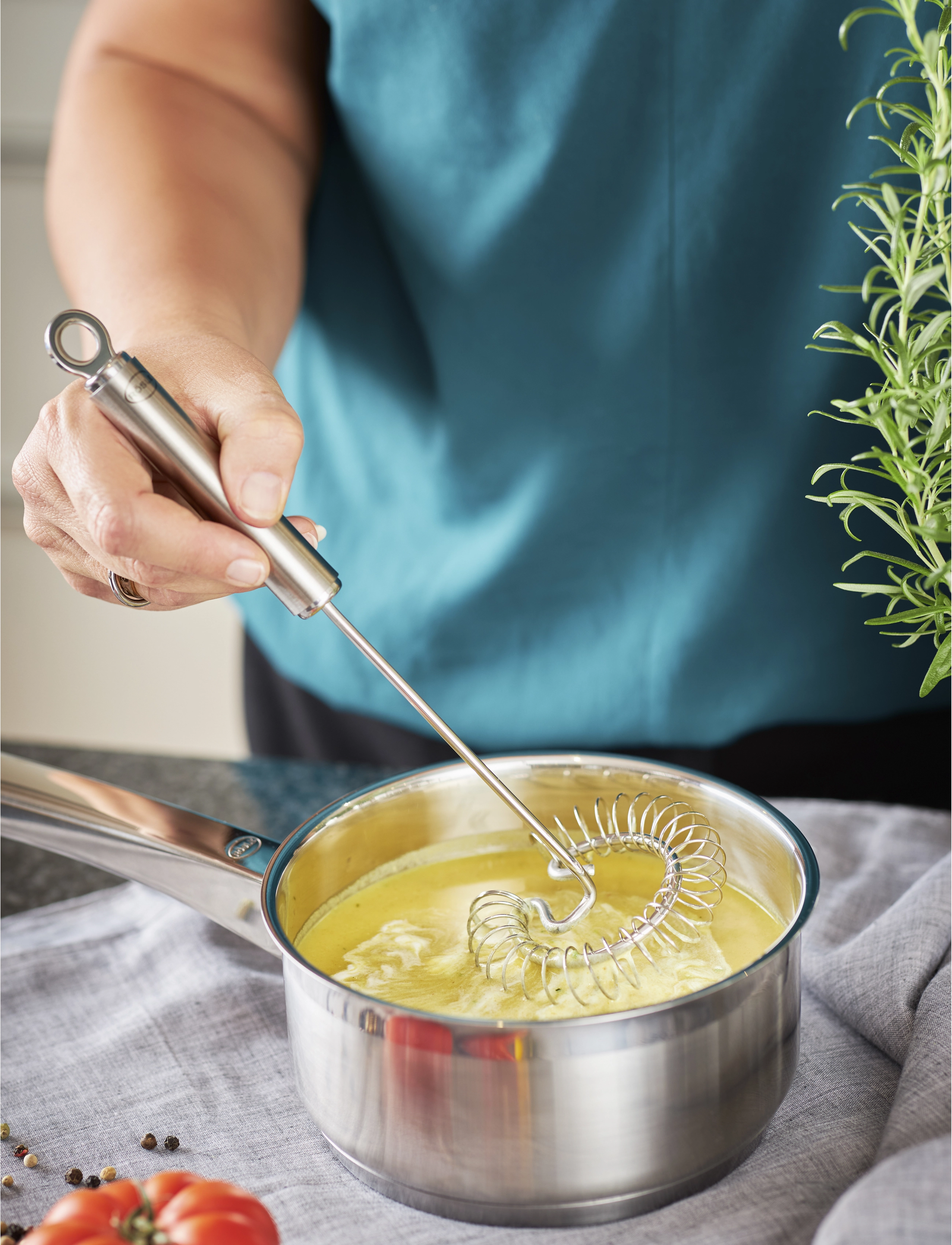 Rösle Spiralpiskeris, 8.5X27 cm, Kitchen Tools, Silber - Whisks, Homeware
