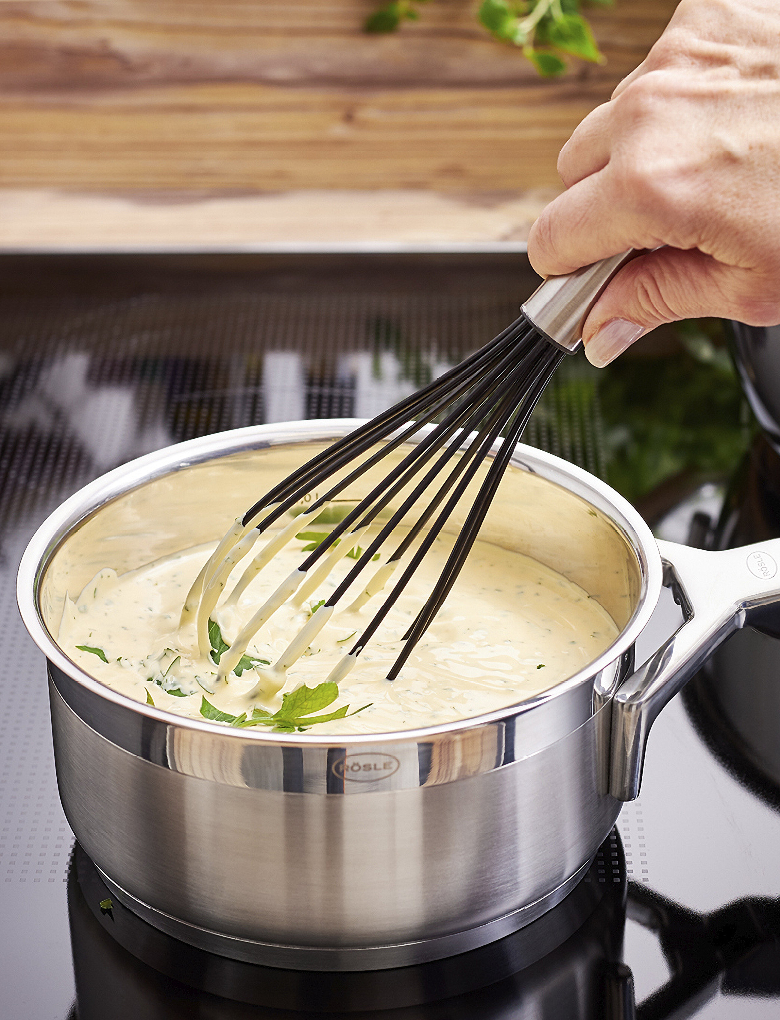 Rösle Piskeris Ballon, 27 cm, Kitchen Tools, Schwarz - Whisks, Homeware