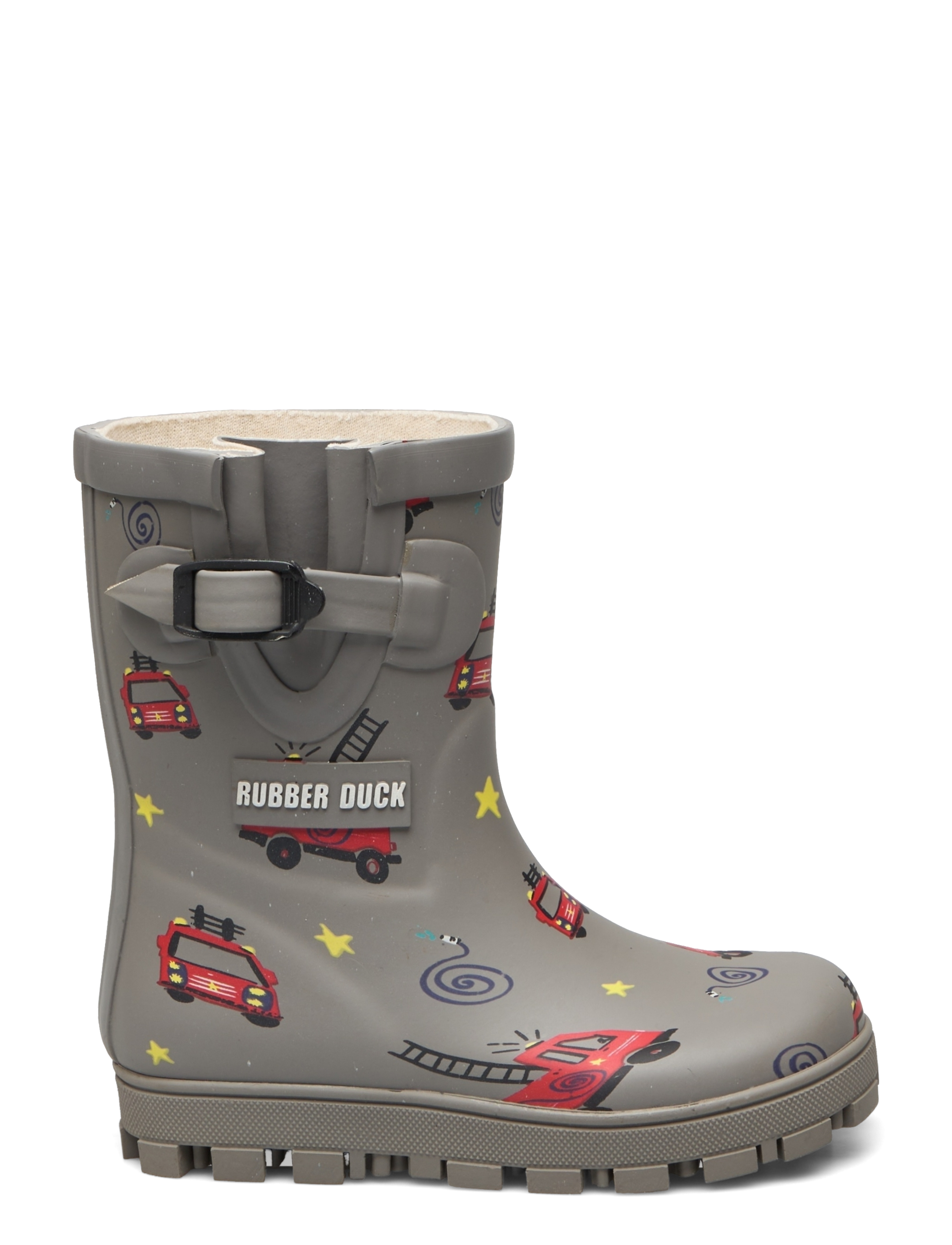 Rubber Duck - RD RUBBER CLASSIC FIRE TRUCK KIDS - grey-red - 1