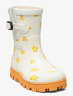 RD RUBBER CLASSIC STAR KIDS - WHITE-YELLOW