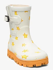 Rubber Duck - RD RUBBER CLASSIC STAR KIDS - gummistøvler uten linjer - white-yellow - 0