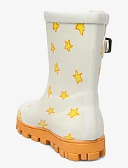 Rubber Duck - RD RUBBER CLASSIC STAR KIDS - gummistøvler uden for - white-yellow - 2