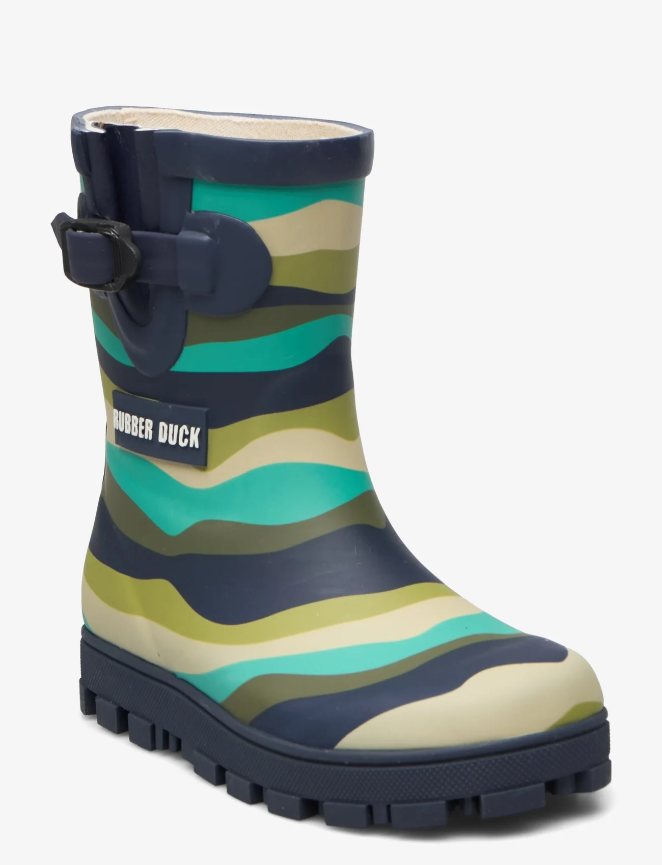 Rubber Duck - RD RUBBER CLASSIC STRIPE KIDS - gummistøvler uten linjer - blue-green - 0