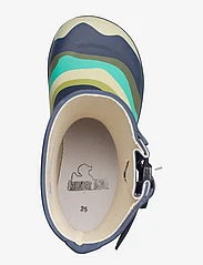 Rubber Duck - RD RUBBER CLASSIC STRIPE KIDS - gummistøvler uten linjer - blue-green - 3