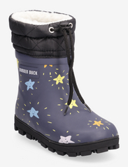 Rubber Duck - RD THERMAL FLASH STARS KIDS - lined rubberboots - navy - 0