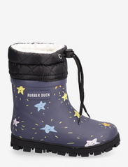 Rubber Duck - RD THERMAL FLASH STARS KIDS - lined rubberboots - navy - 1