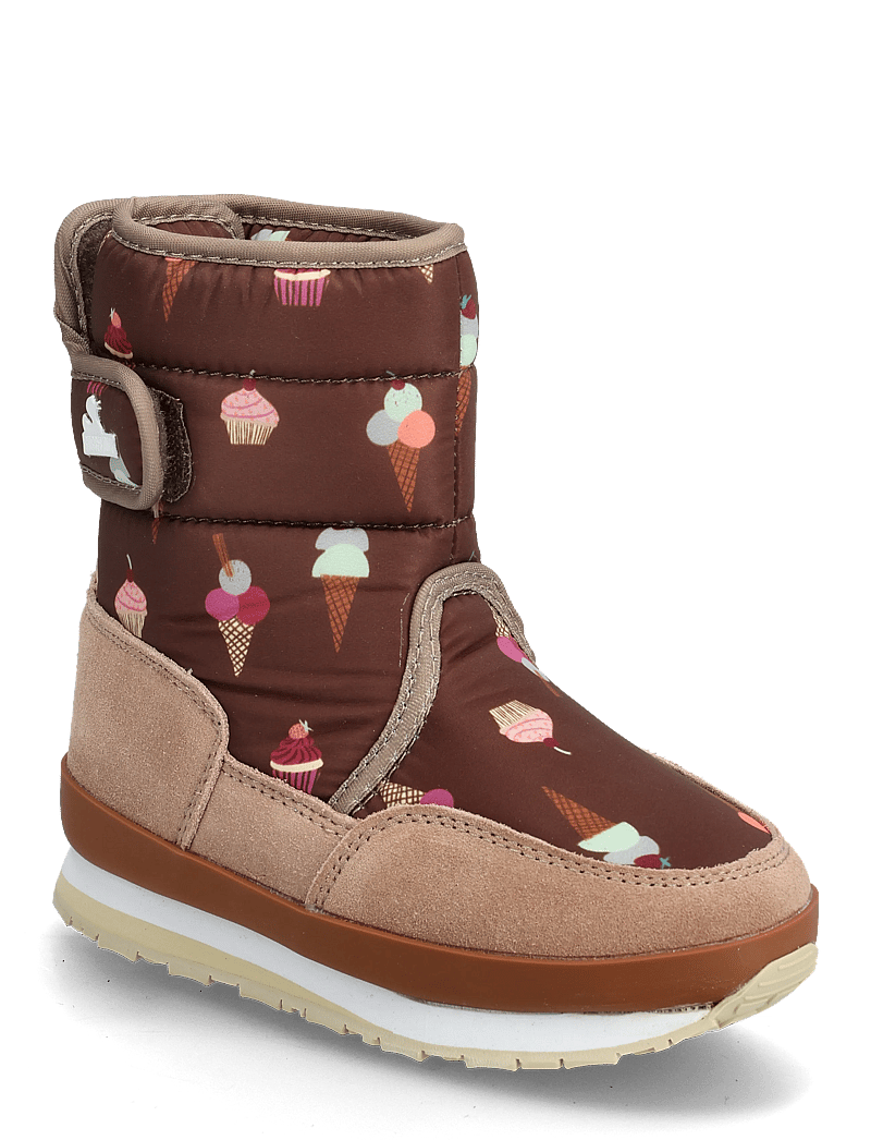 Rubber Duck - RD SNOWJOGGER SWEET TOOTH KIDS - vinterstövlar - mocca - 0