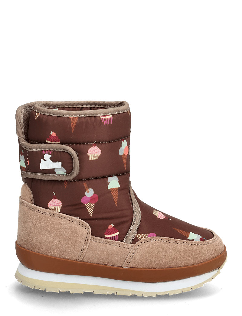 Rubber Duck - RD SNOWJOGGER SWEET TOOTH KIDS - vinterstövlar - mocca - 1