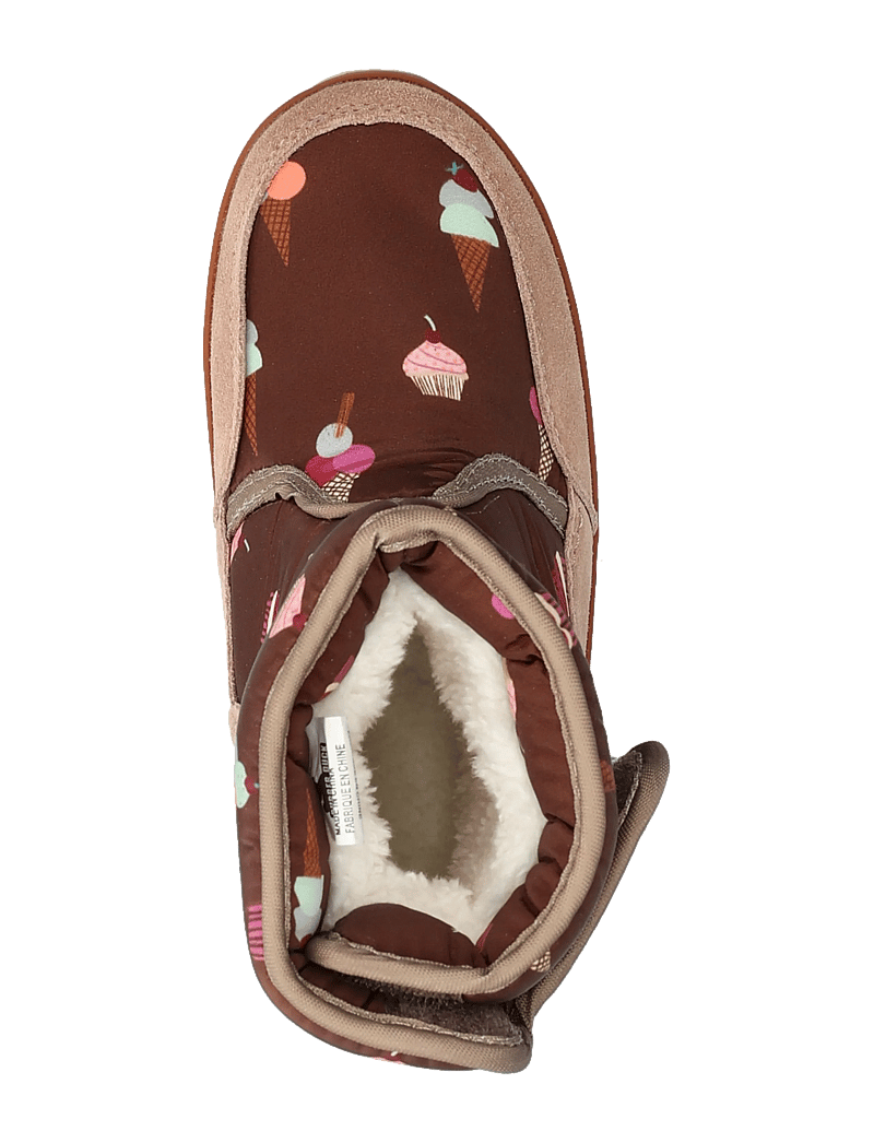 Rubber Duck - RD SNOWJOGGER SWEET TOOTH KIDS - vinterstövlar - mocca - 3