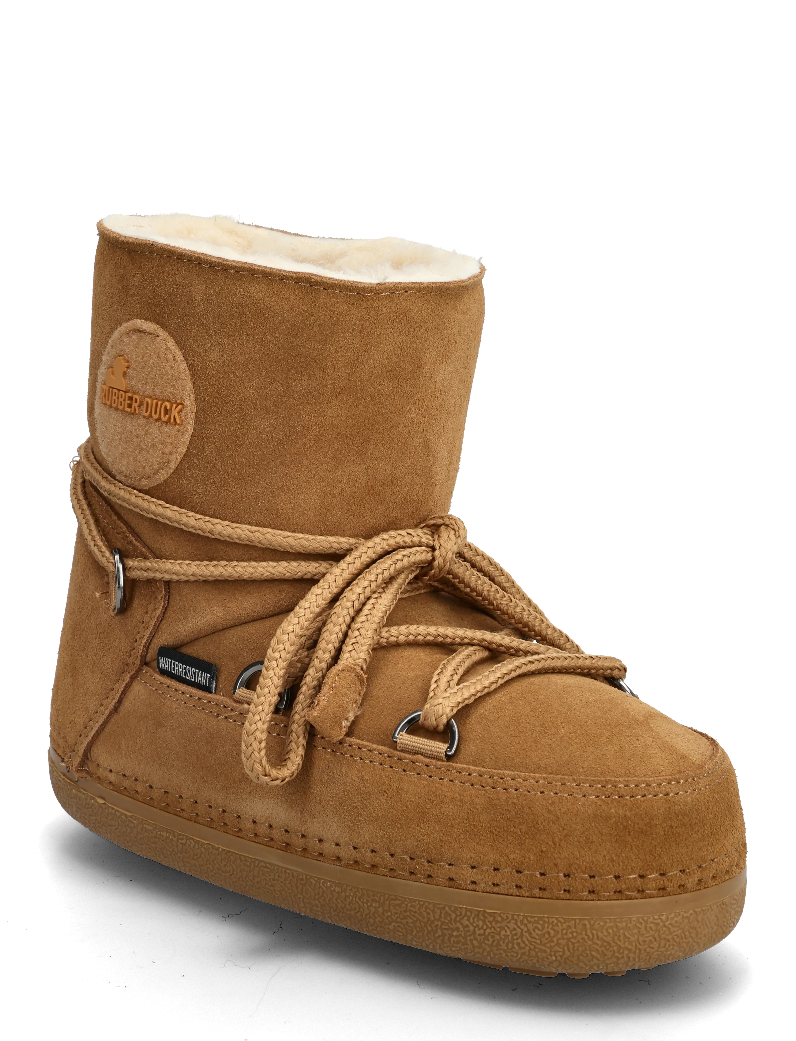 Rubber Duck Rd Bulky Boots Suede Adult, Kvinder, Moon Boots, Beige, Str: 39