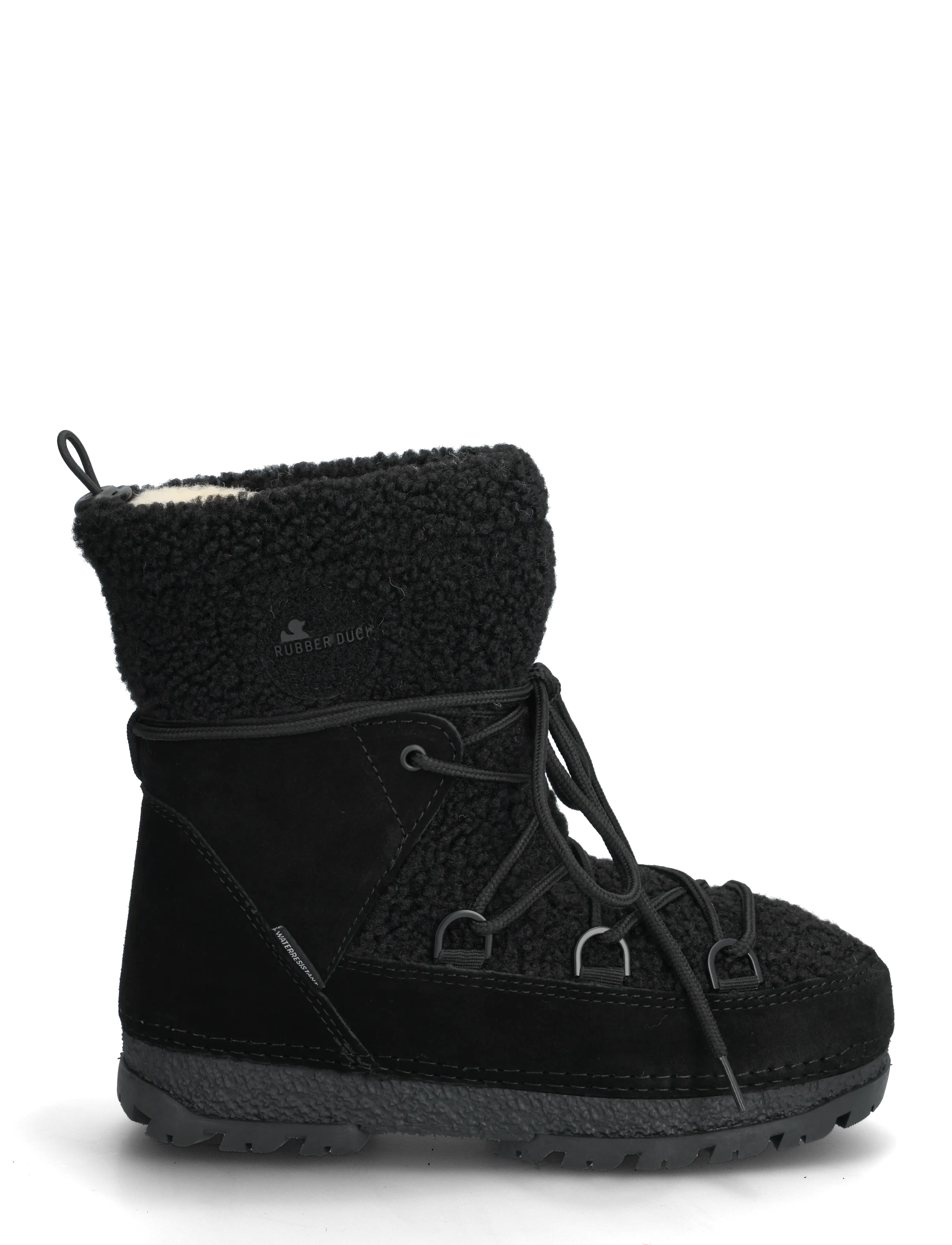 Rubber Duck - RD TEDDY SNOWBOOTS ADULT - vintersko - black - 2