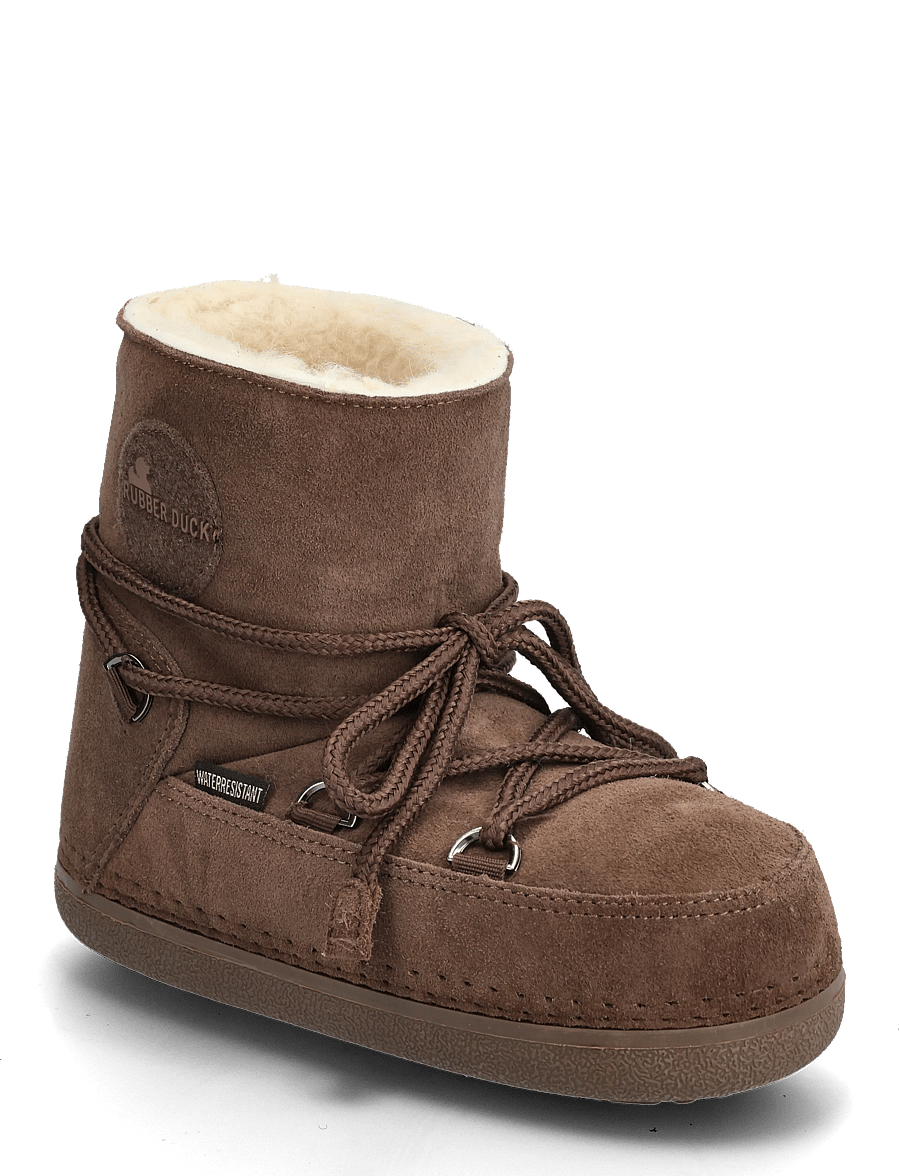 Rubber Duck - RD BULKY BOOTS SUEDE ADULT - des chaussures d'hiver - chocolate - 0