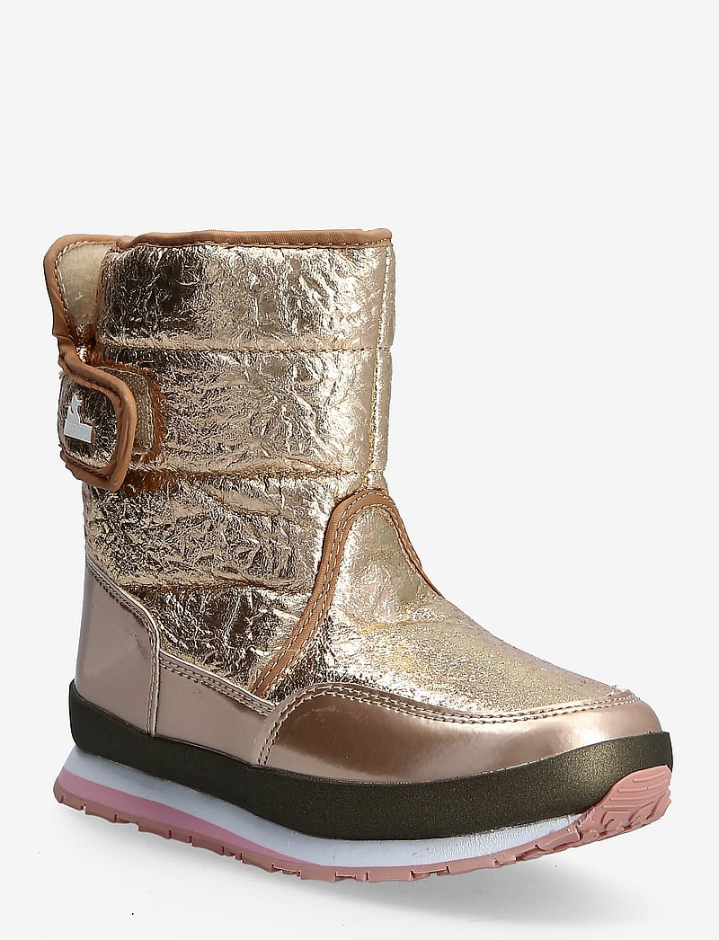 Rubber Duck Rd Cracked Metallic Kids – winter boots – shop at