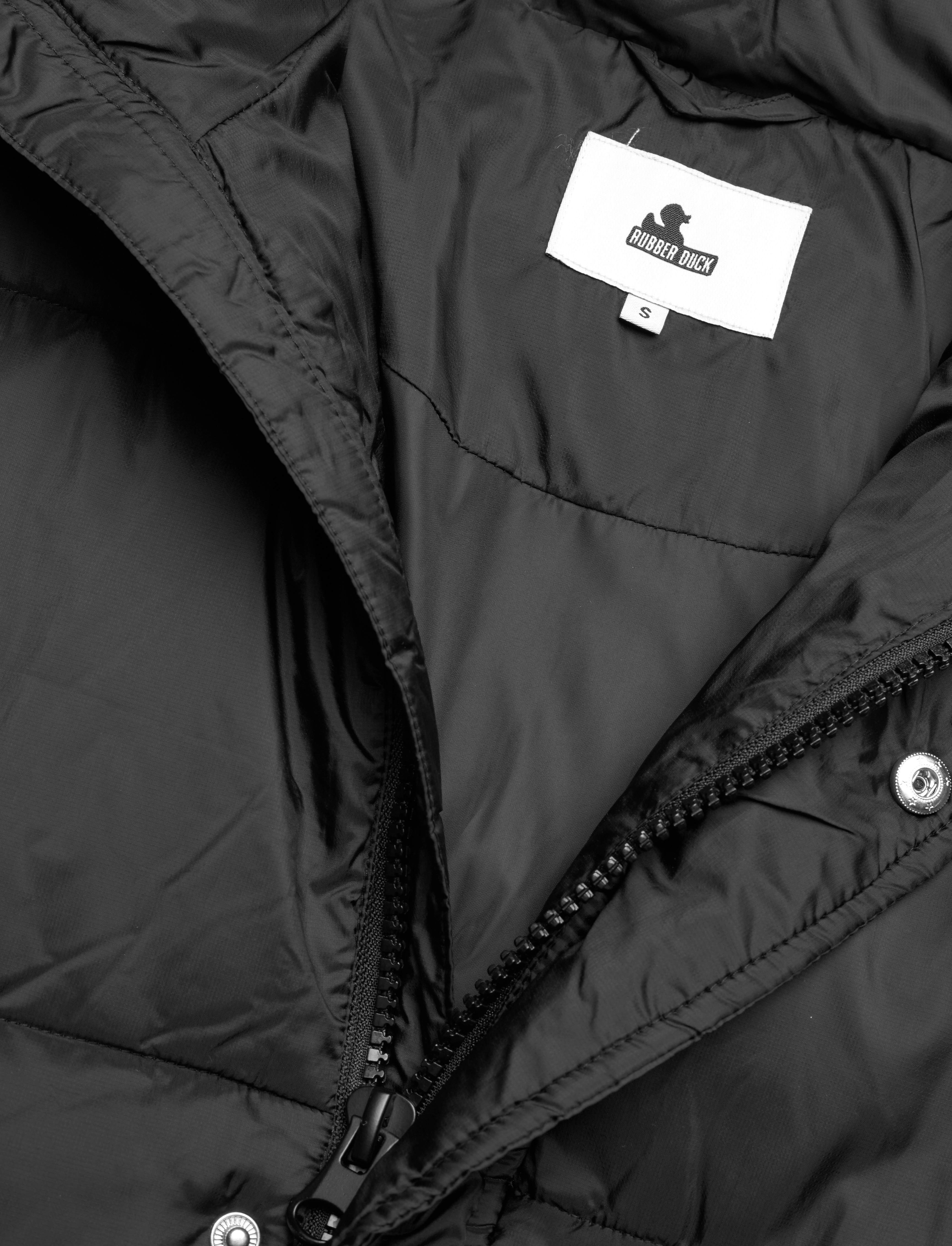 Rubber Duck - RD PUFFER LONG ADULT - dunjakker - black - 2