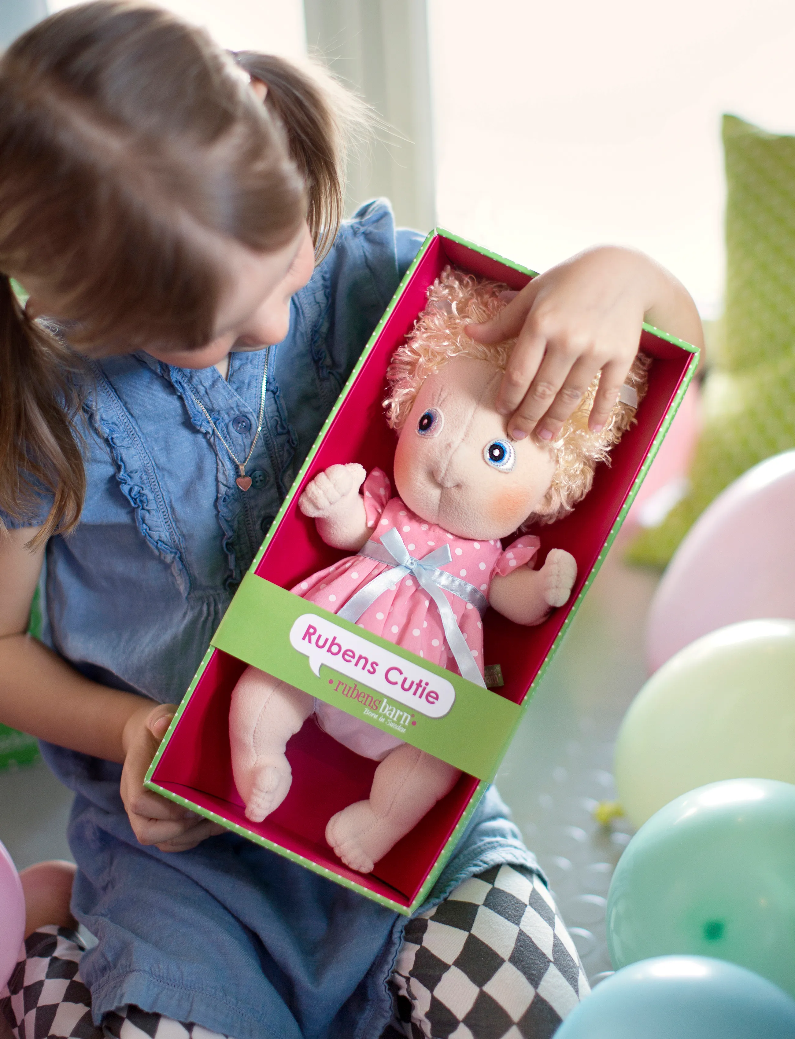 Rubens Barn R B Docka-Emelie Classic-Cutie, Børn, Dolls, Multi/mønstret, Str: 11X18X32CM