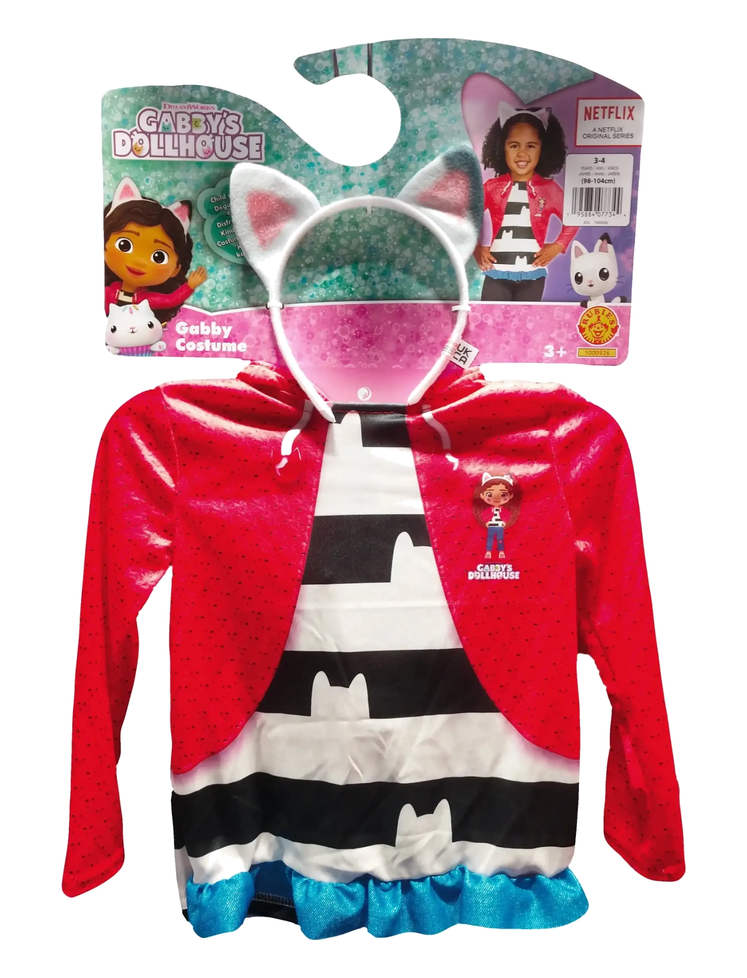 Gabby's Dollhouse - Gabby's Dollhouse Top and Hairband for Dress-Up - kostüme - pink - 2