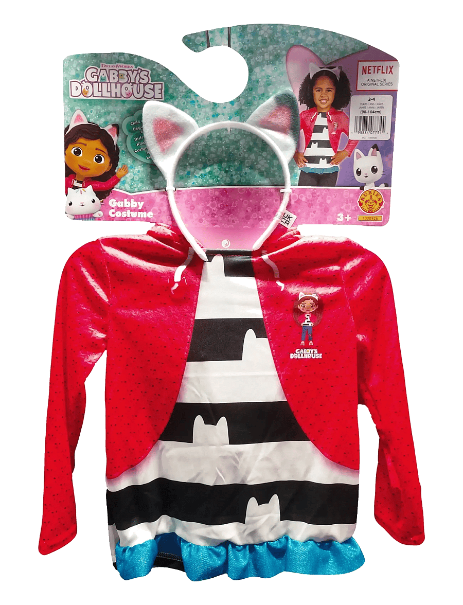 Gabby's Dollhouse - Gabby's Dollhouse Top and Hairband for Dress-Up - kostüme - pink - 2