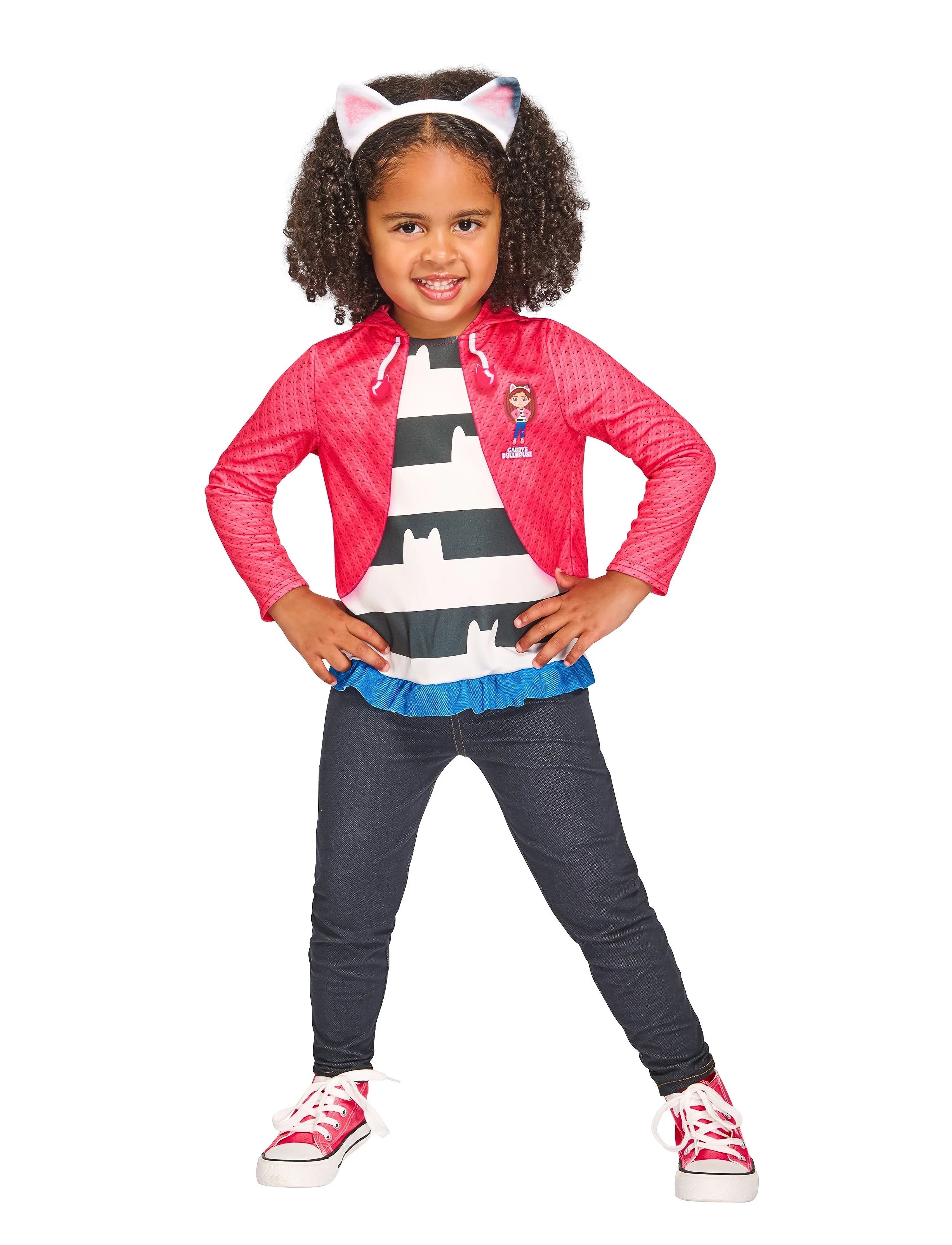 Gabby's Dollhouse - Gabby's Dollhouse Top and Hairband for Dress-Up - déguisements - pink - 3