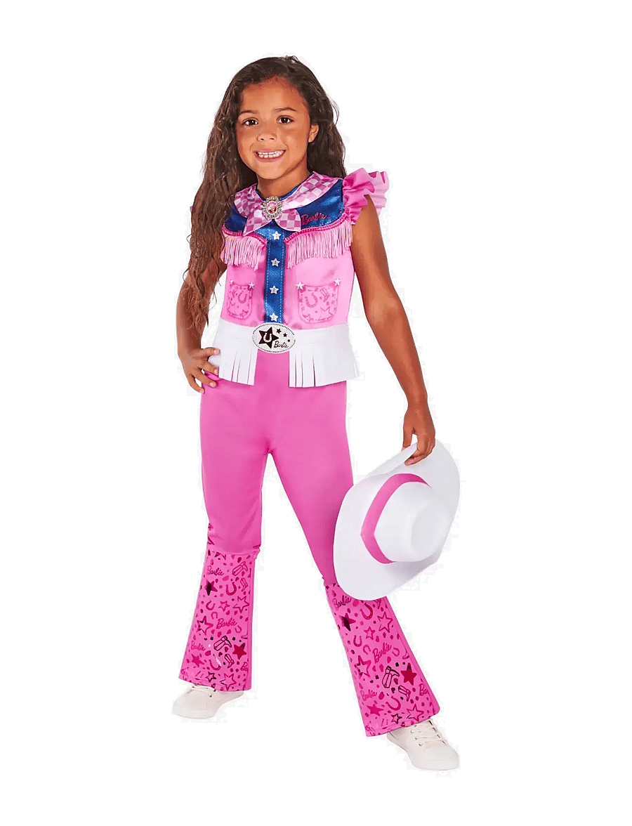 Rubies - Barbie Cow-Girl Costume - kostüme - pink - 0