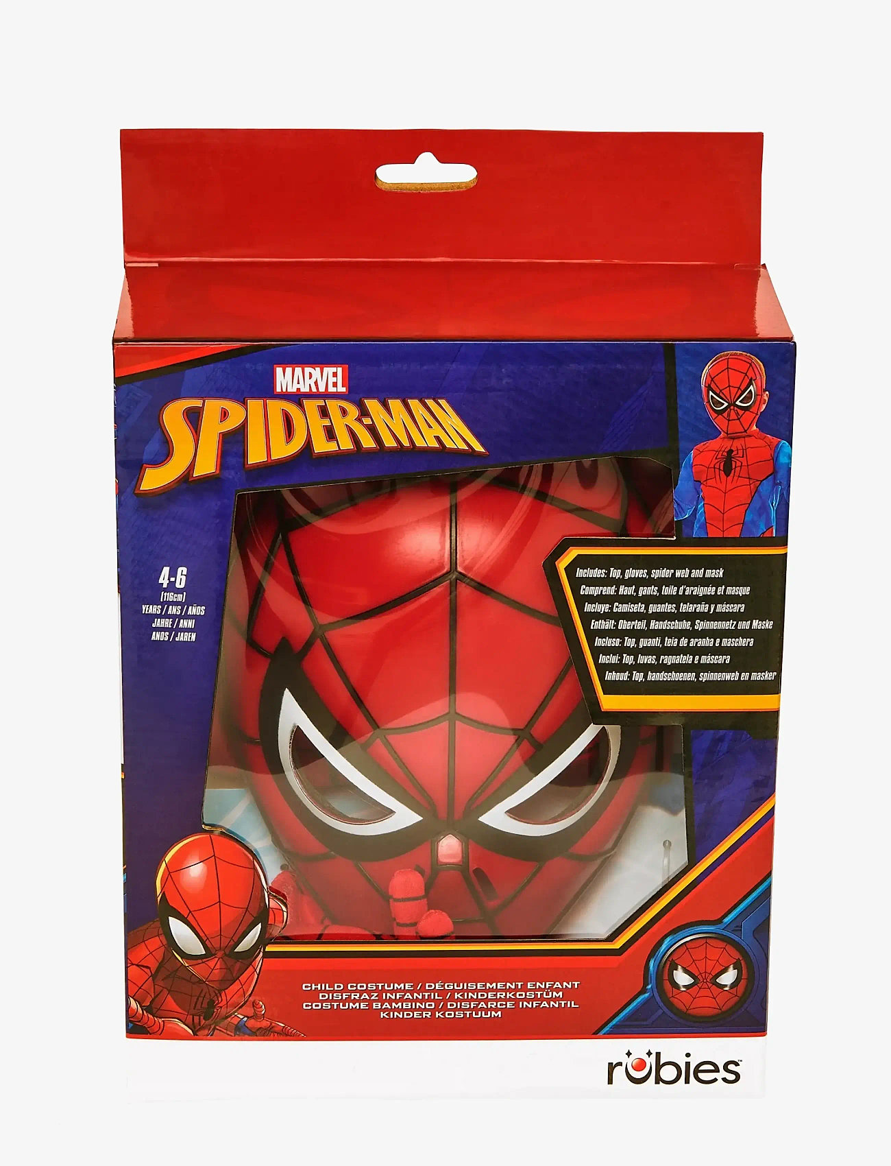 Rubies - Spider-Man Dress Up Gift Set 4-6 - kostumer - red - 2