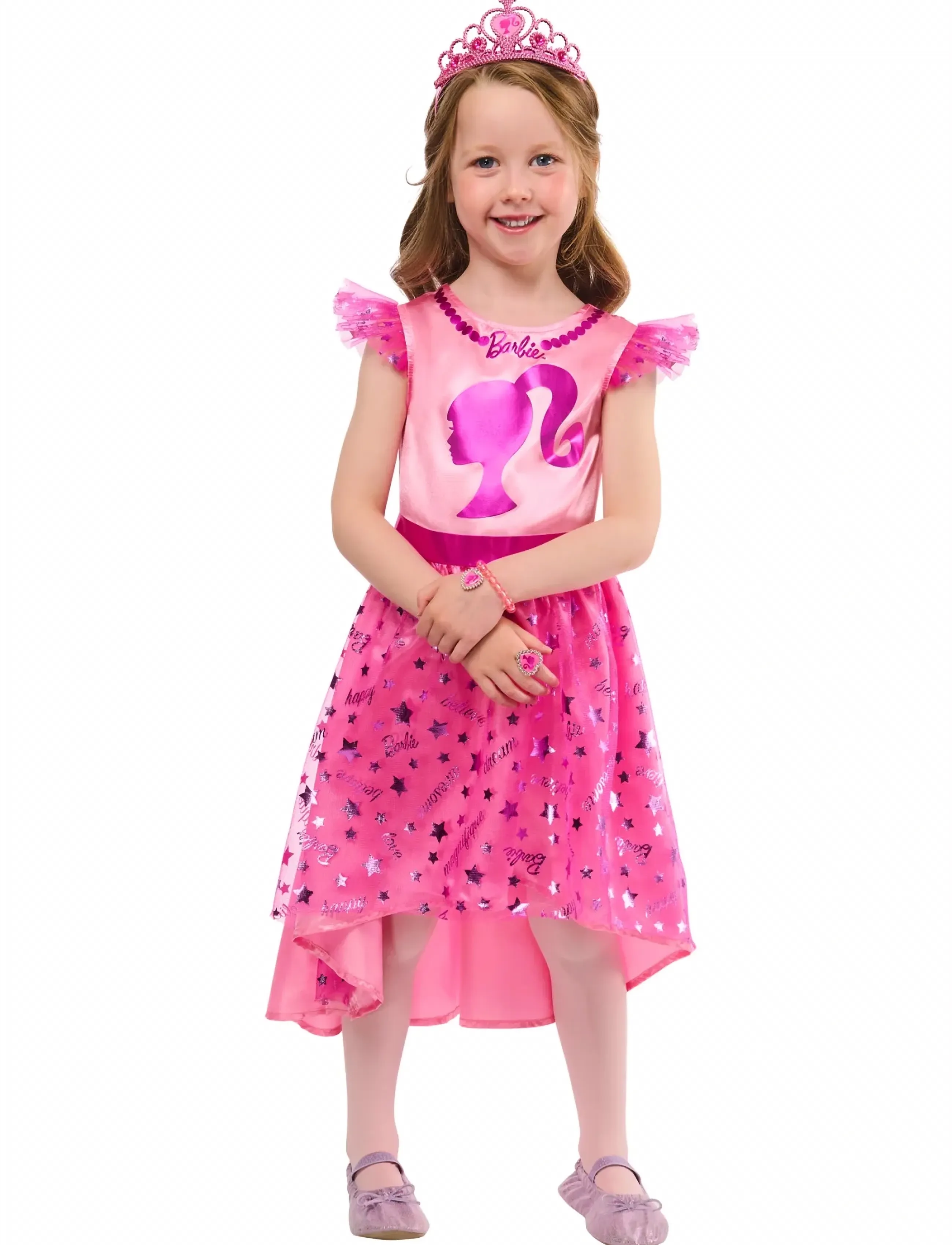Rubies - Barbie Dress Up Gift Set 4-6 - kostumer - pink - 5