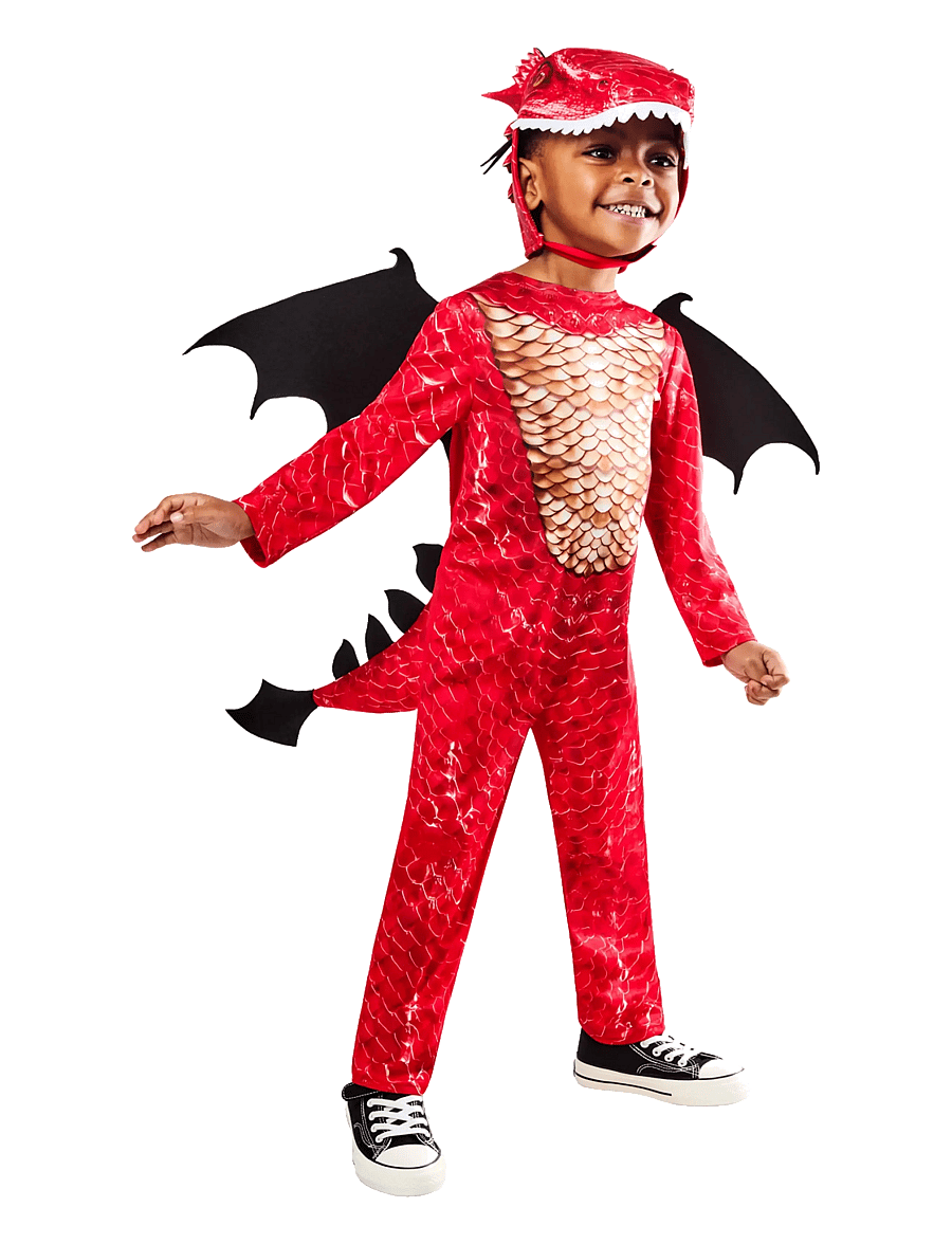 Rubies - TODDLER DRAGON - kostumer - red - 1