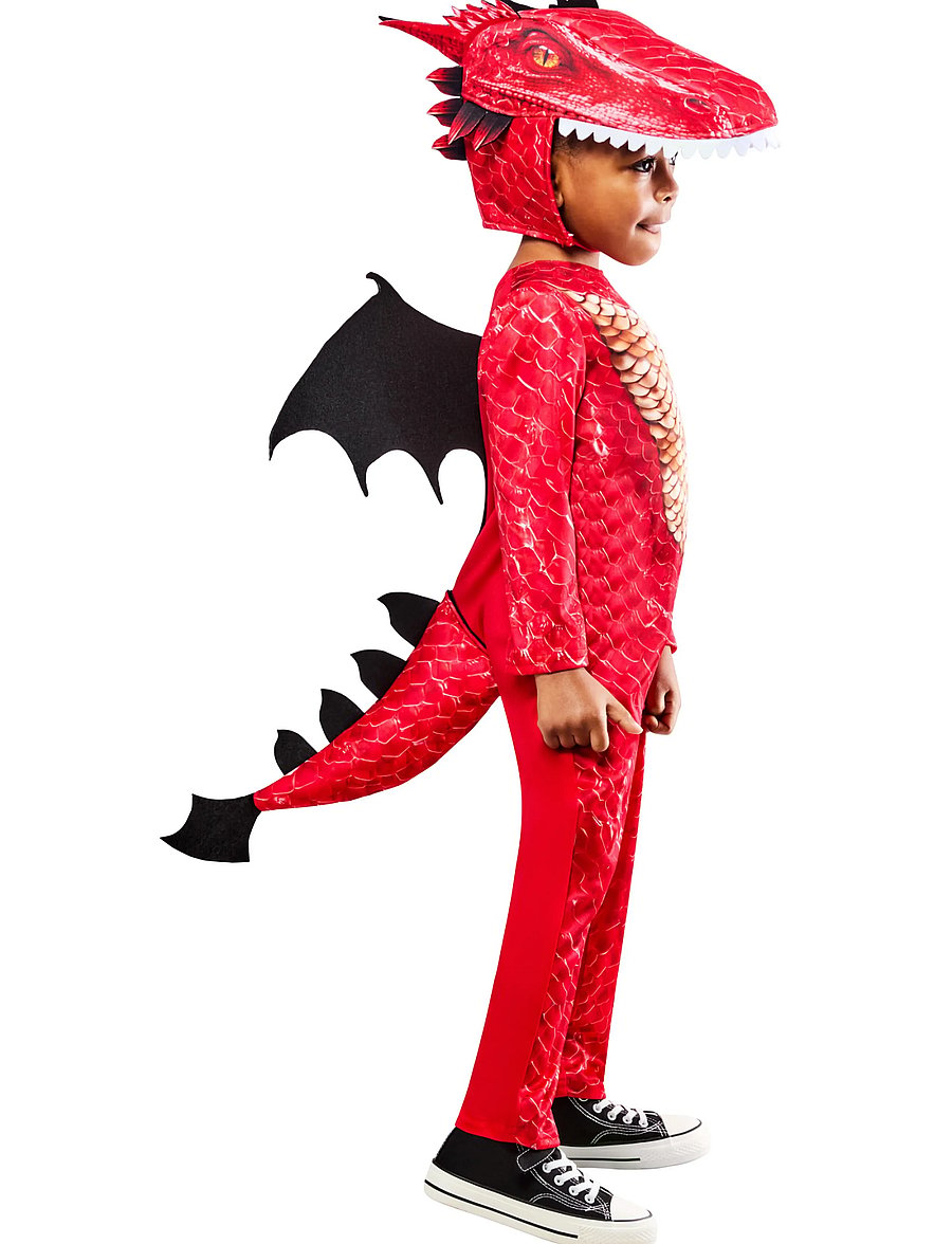 Rubies - TODDLER DRAGON - kostumer - red - 0