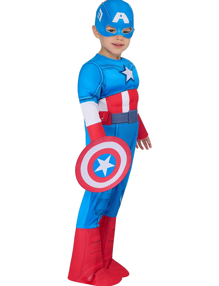Rubies - SAF - CAPTAIN AMERICA DELUXE T - kostumer - blue - 0