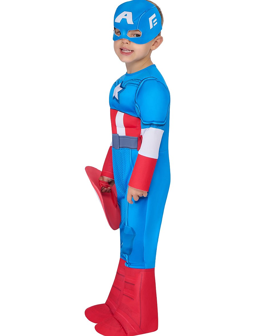 Rubies - SAF - CAPTAIN AMERICA DELUXE T - kostumer - blue - 3
