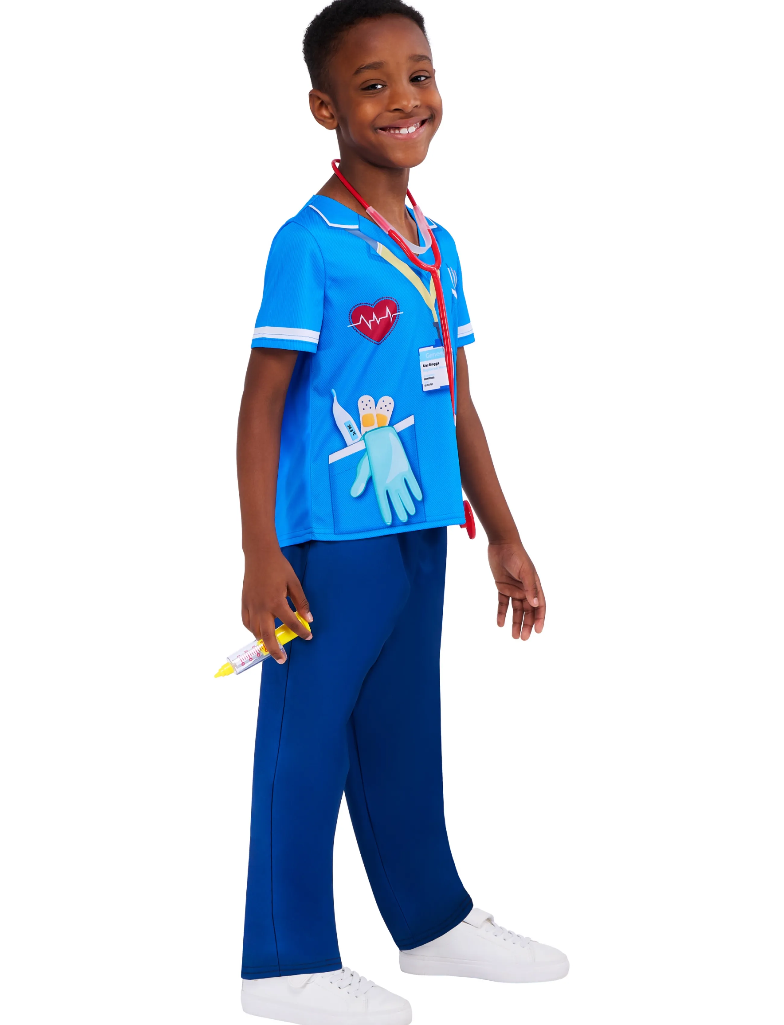 Rubies Gen Modern Nurse, 3-4Y, Costumes & Accessories, Blau - Character Costumes, Kinder