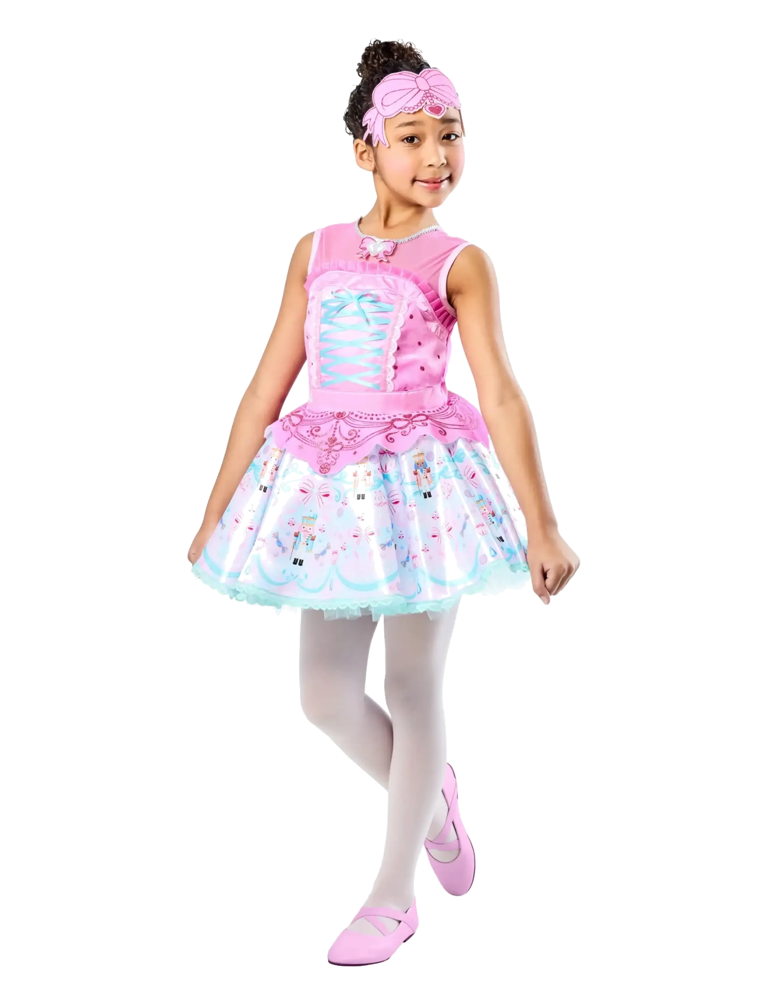 Rubies Barbie Nutcracker Deluxe Costume - Búningar - PINK / pink/rose