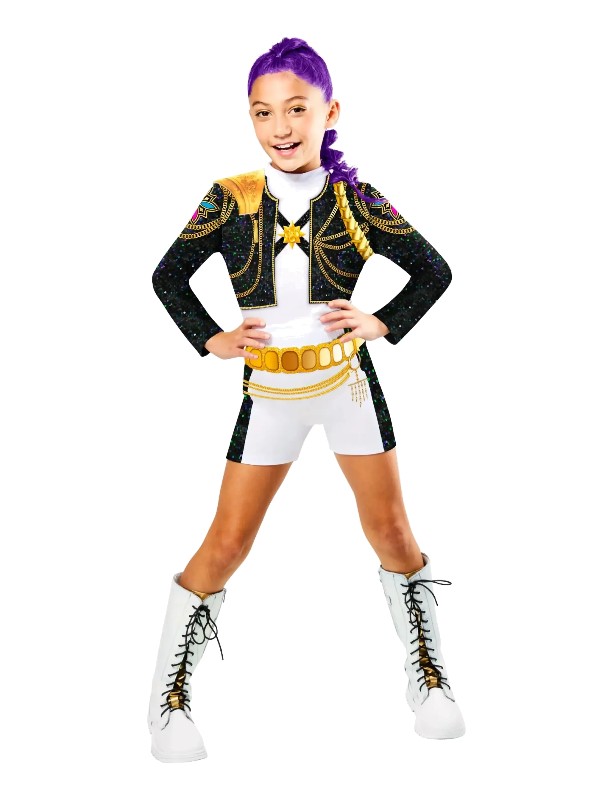 Rubies Kpop - Classic Rumi Golden - Kostüümid - GOLD / white