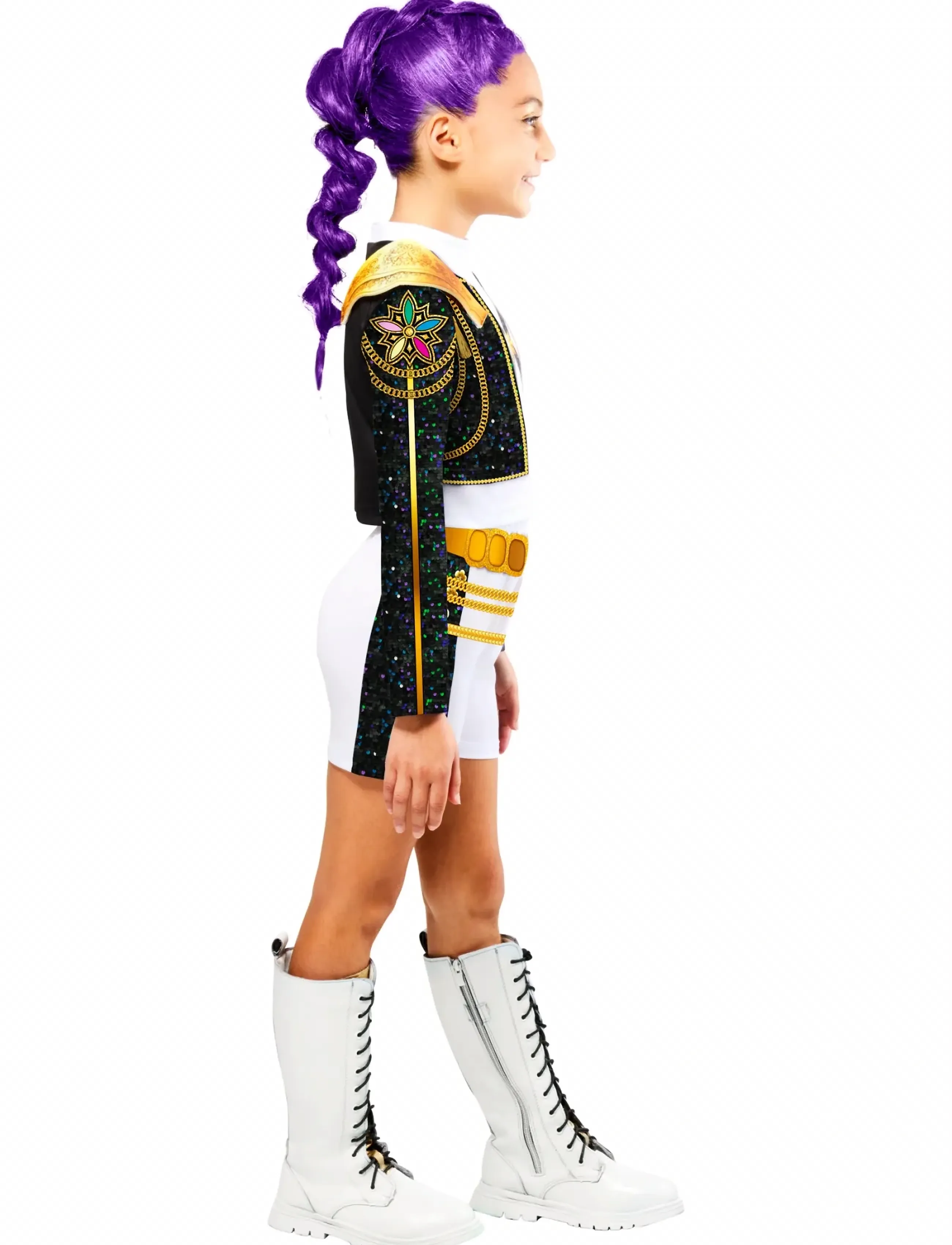 Demon Hunters Kpop Classic Rumi Golden, 9-10Y, Costumes & Accessories, Weiß - Character Costumes, Kinder