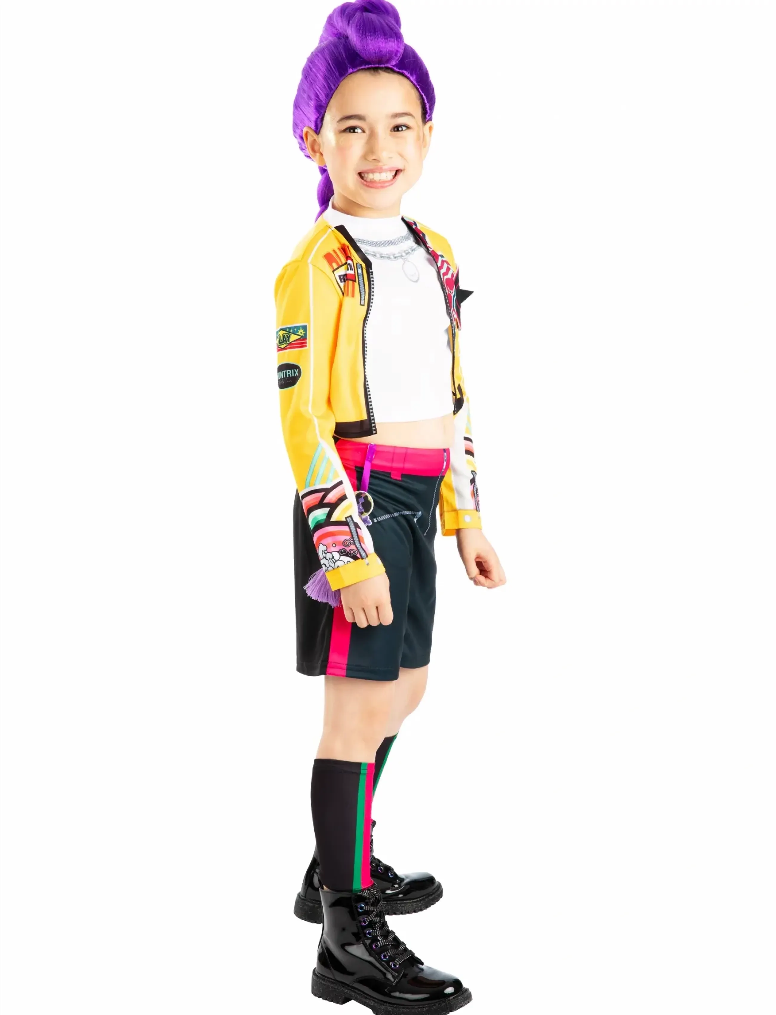 Demon Hunters Kpop - Rumi Core Look, 9-10Y, Yellow, Kostumer Og Tilbehør > Karakterkostumer, Børn
