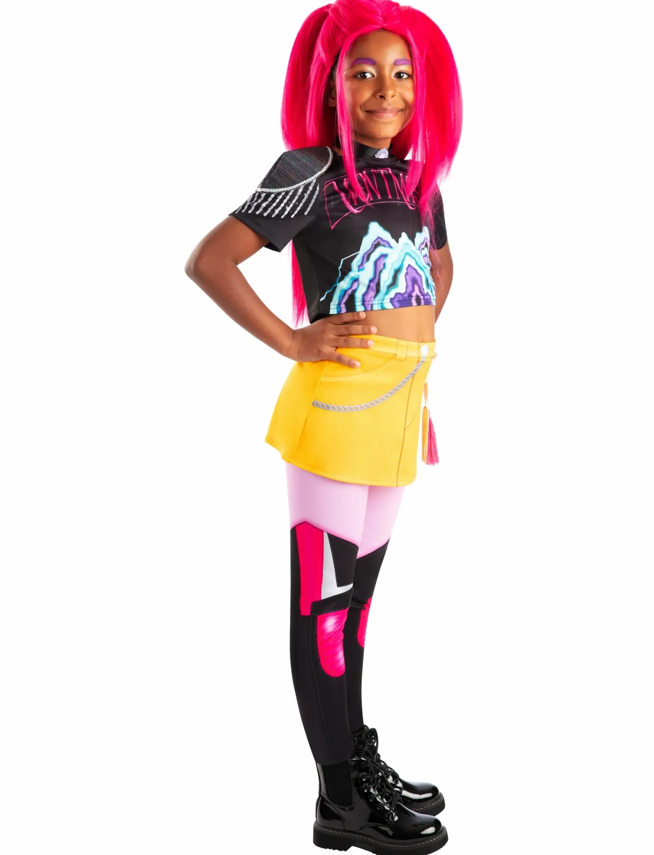 Demon Hunters Kpop - Mira Core Look, 5-6Y, Pink, Kostumer Og Tilbehør > Karakterkostumer, Børn