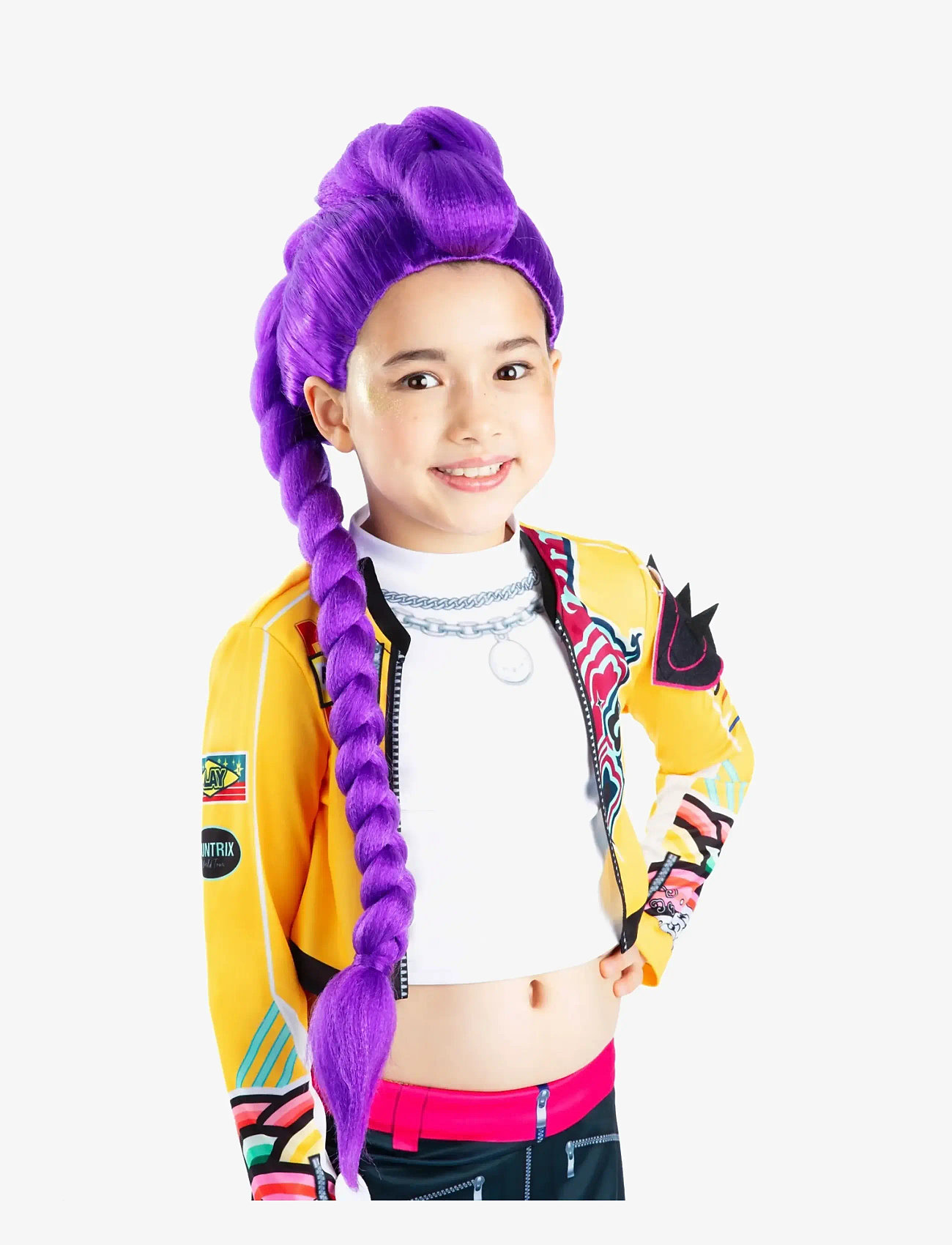 Rubies - Kpop - Rumi Full Wig Child - kostüm-zubehör - purple - 1